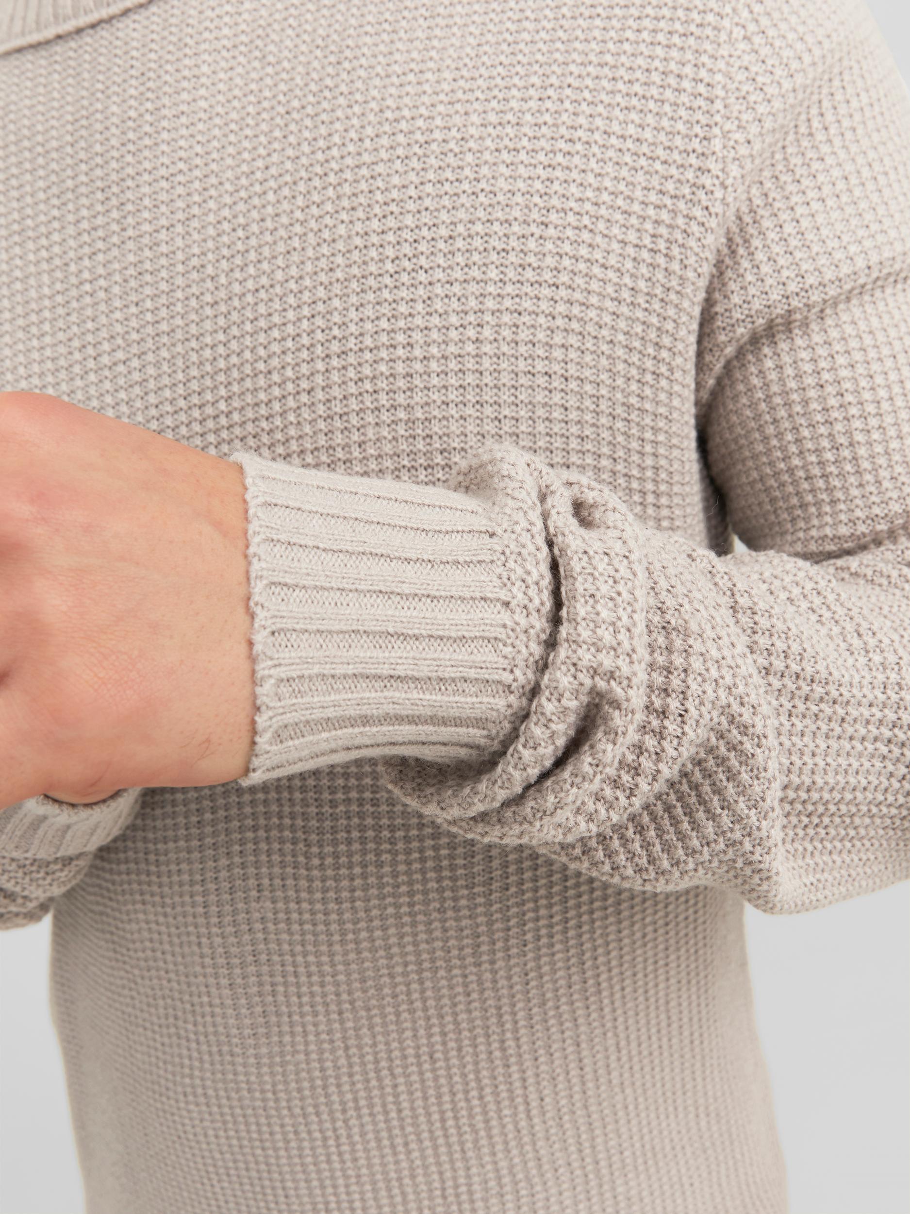 Jack&Jones maglione beige lavorato a maglia