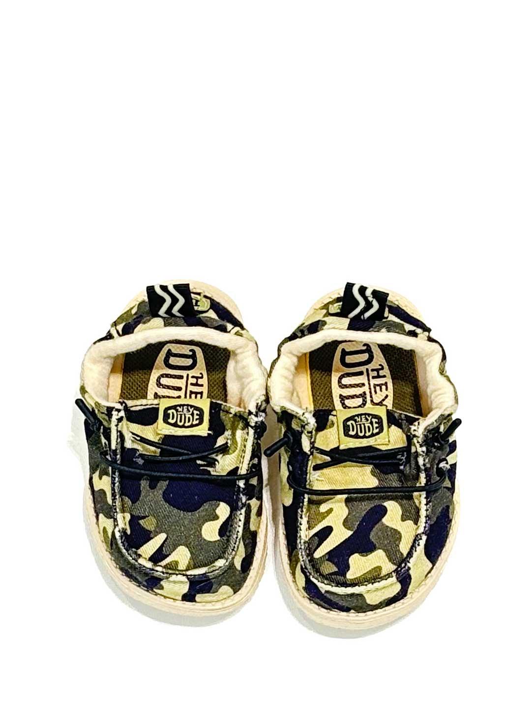 Hey Dude sneakers kids verde militare