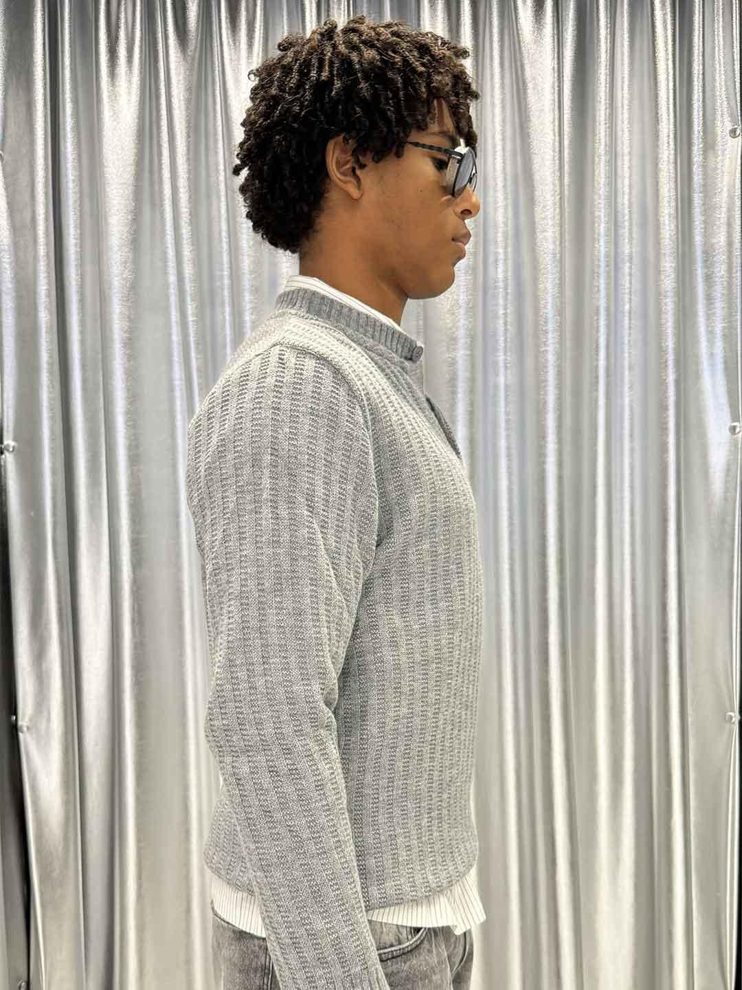All or Nothing Vienna maglione grigio