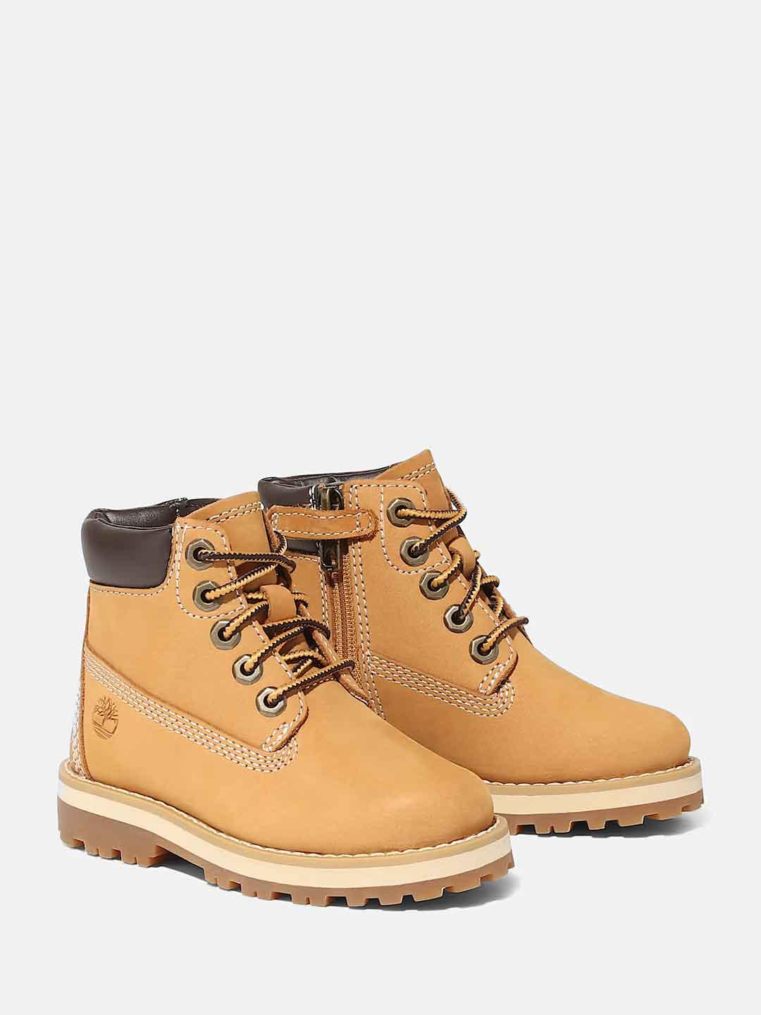 Timberland Courma anfibi kids beige con zip