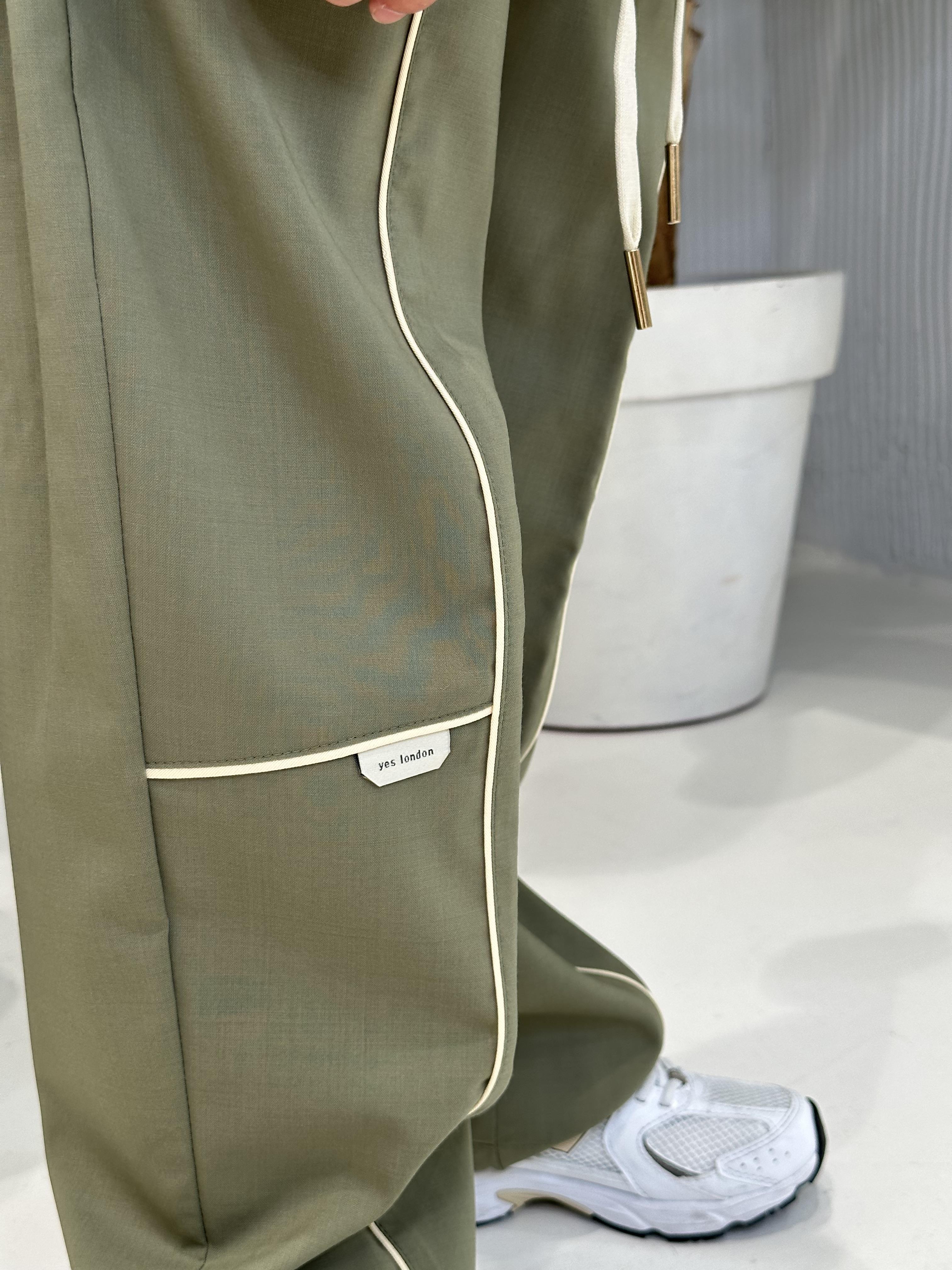 Yes London pantalone kids verde