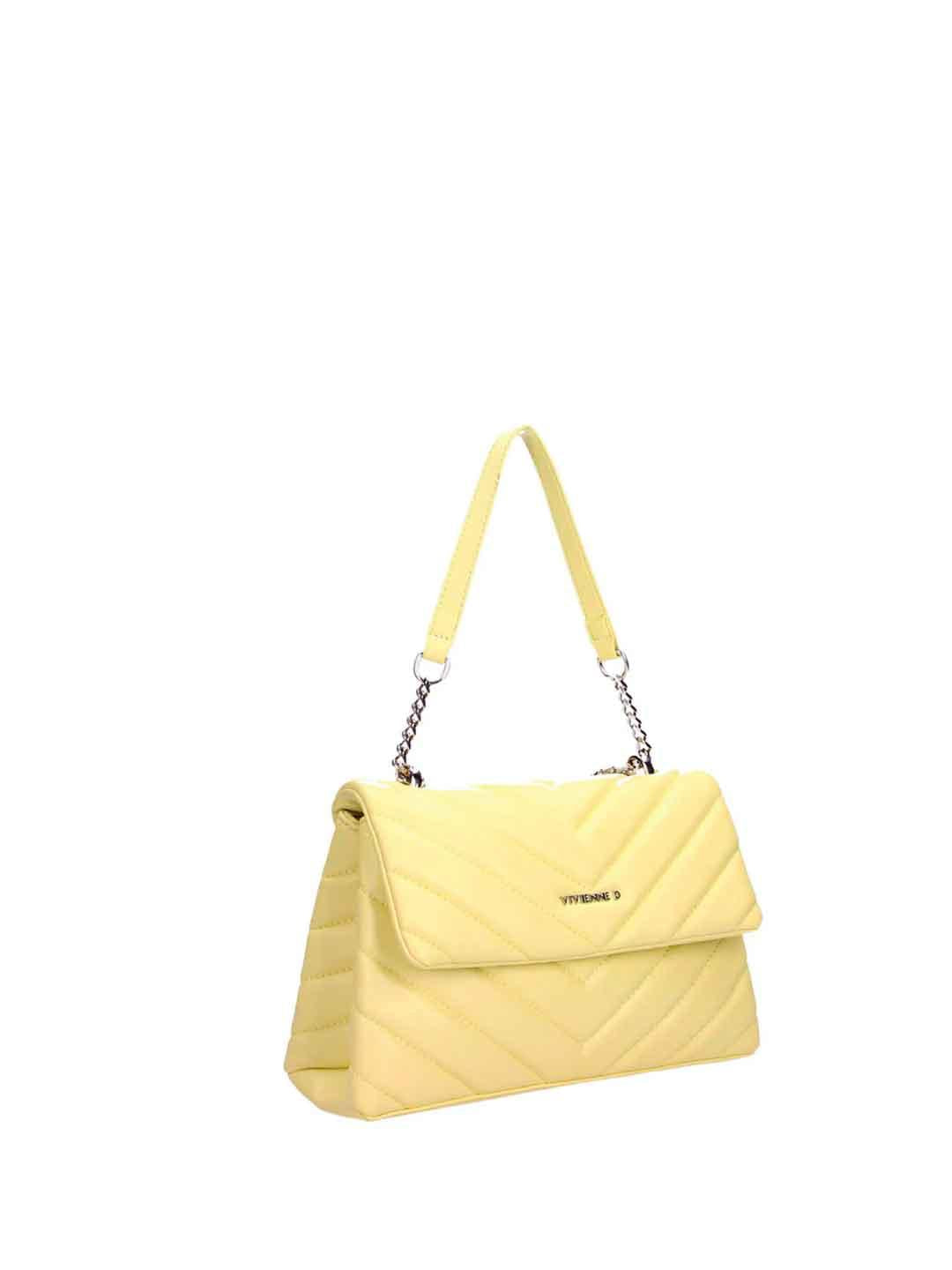 Vivienne D Mini Bag Soft borsa verde trapuntata