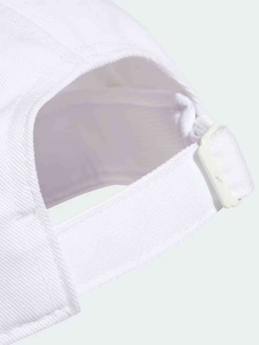 Adidas cappello bianco con logo nero