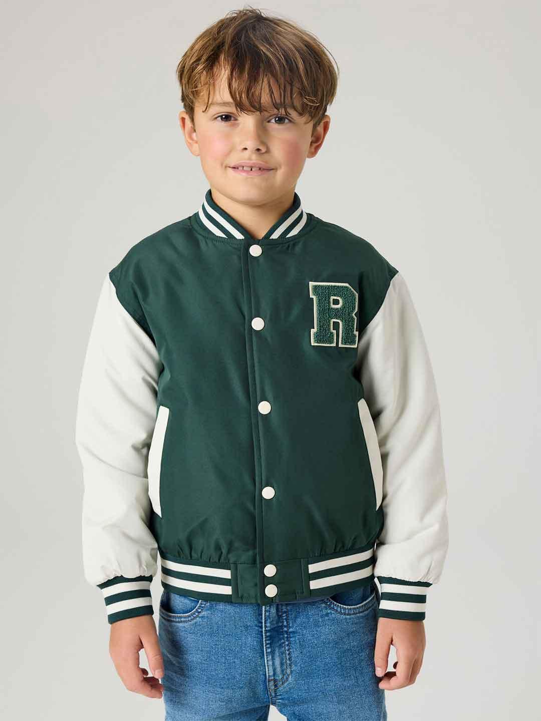 Name It giubbino kids verde con patch R
