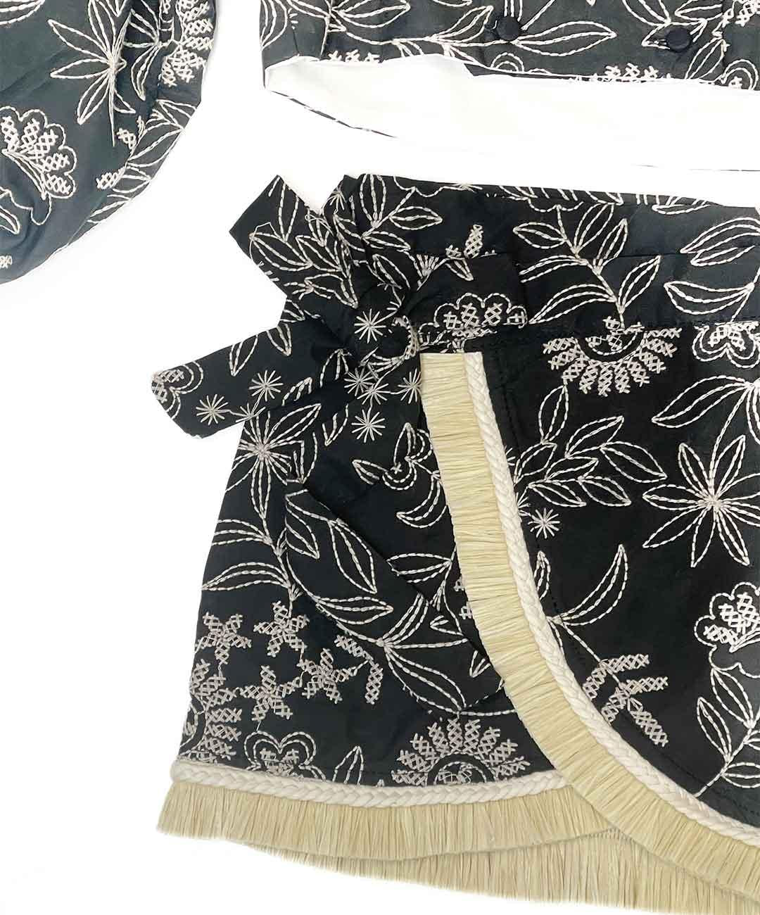 Coco' et Mama' Selena coordinato kids nero