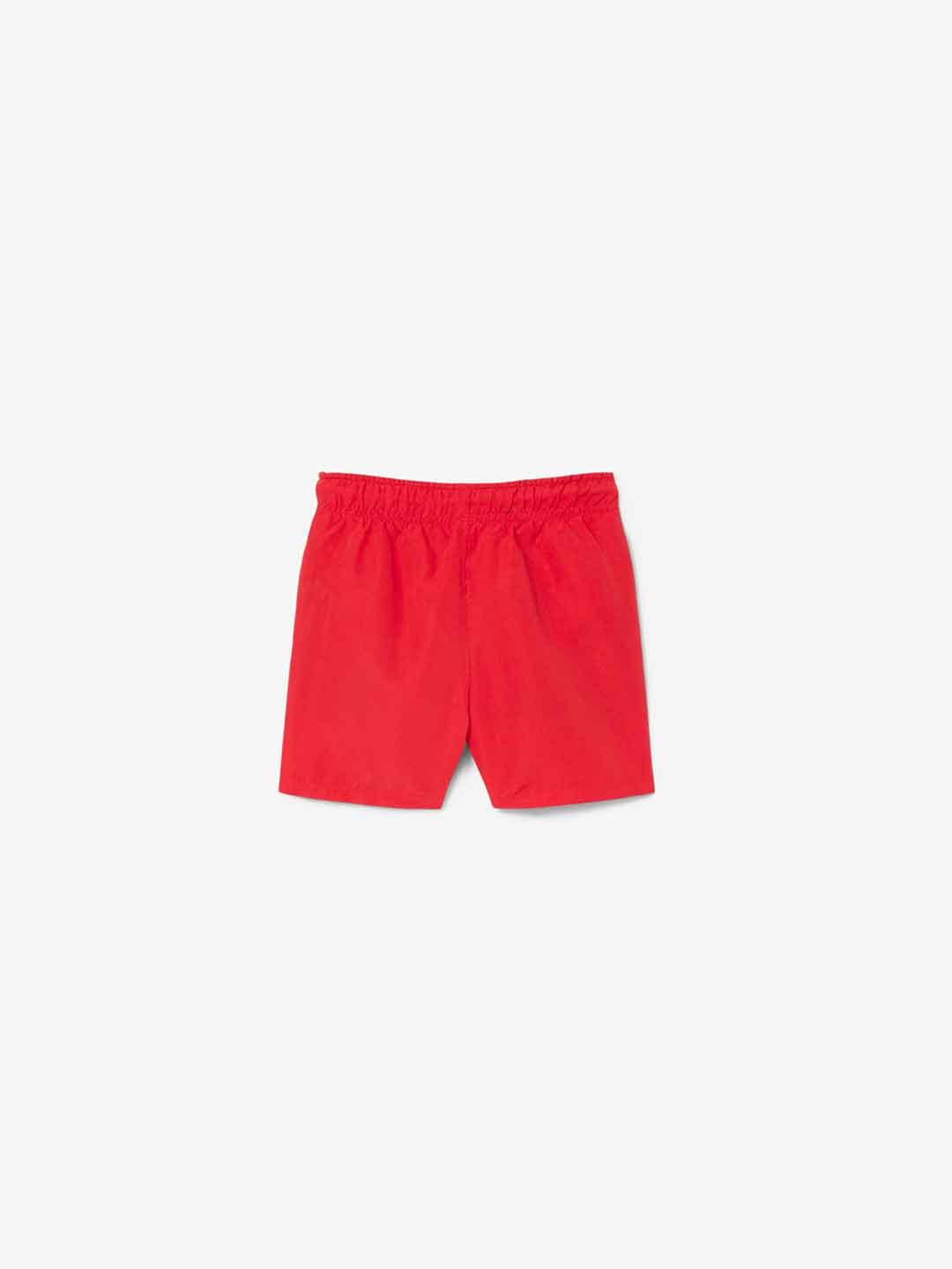 Lacoste costume kids rosso con logo