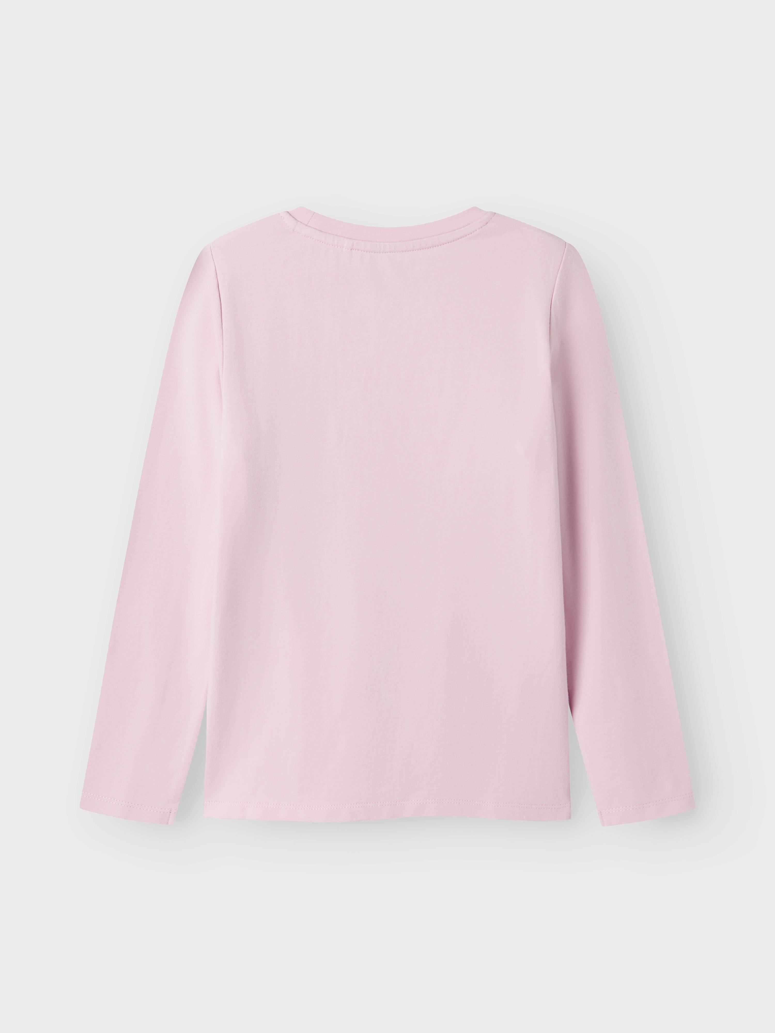 Name It maglia kids rosa maniche lunghe con stampa Love