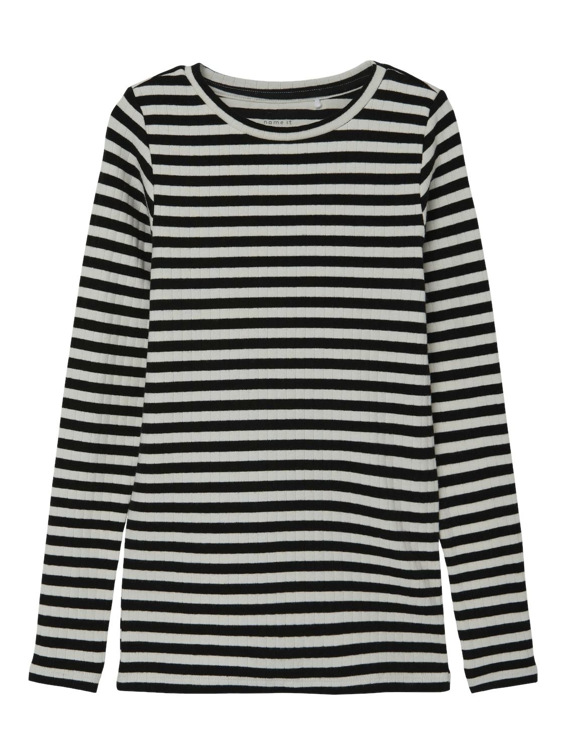 Name It maglia kids bianco e nero a righe
