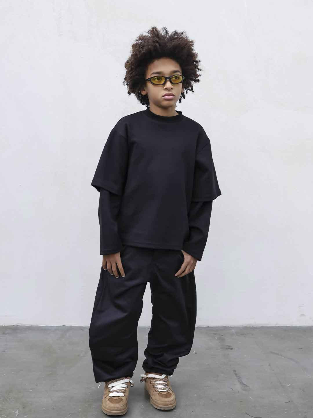 Present Day pantalone kids nero
