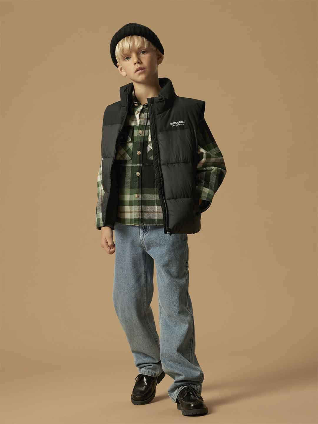 Name It giubbino kids nero smanicato