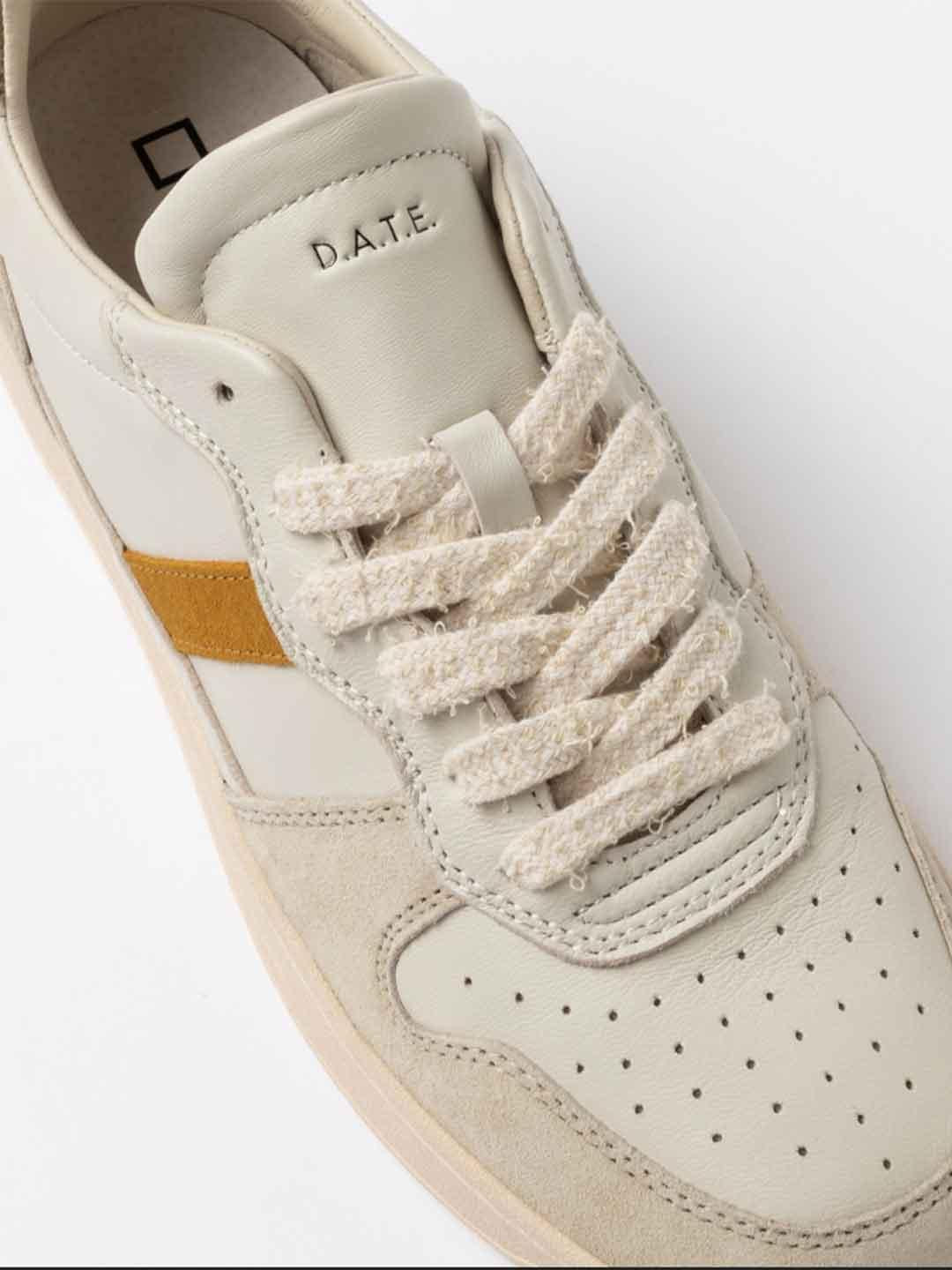 D.A.T.E. Court 2.0 Vintage sneakers panna