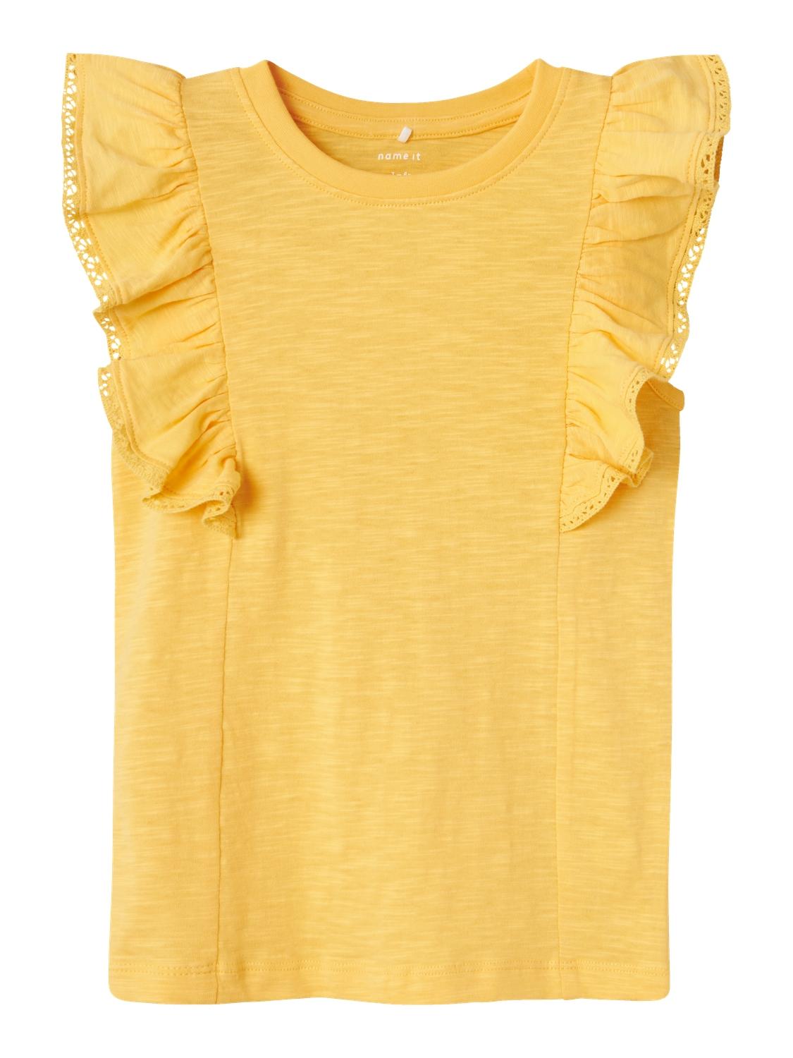 Name It canotta kids giallo con volant