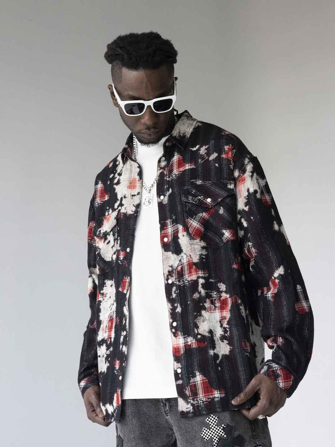 Black Island camicia a fantasia
