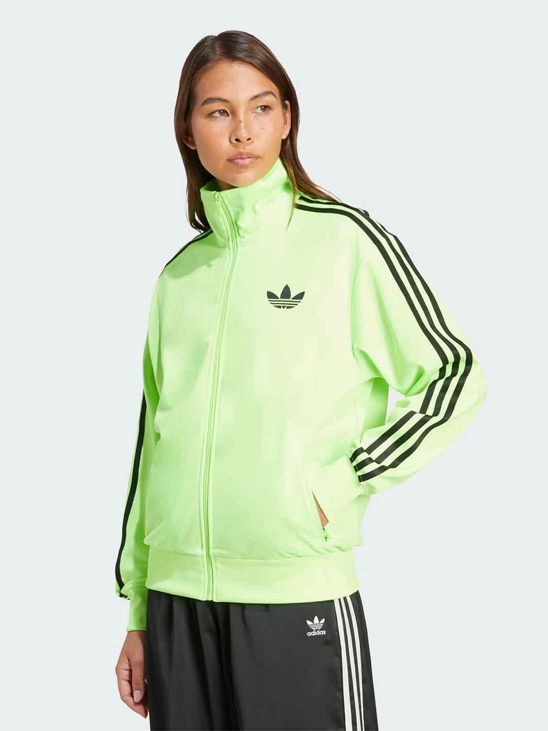 Adidas Adicolor felpa verde con zip