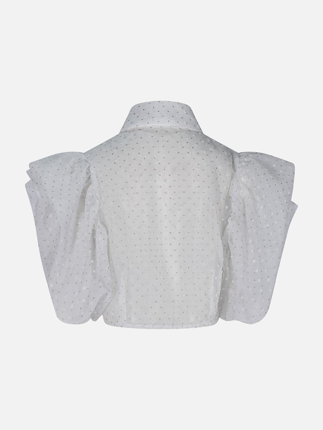 Marc Ellis camicia kids bianco crop