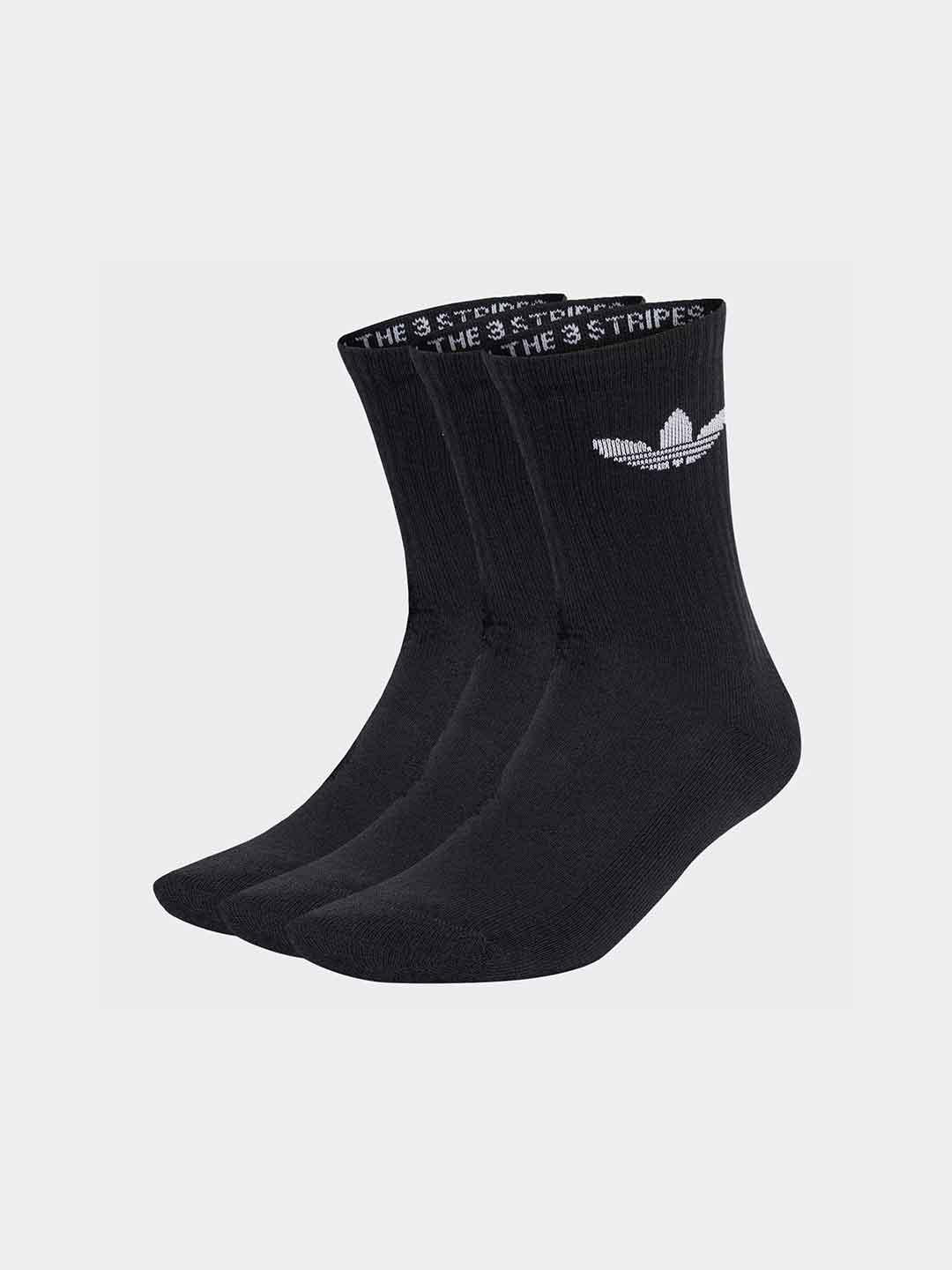 Adidas calzini nero set da 3 paia