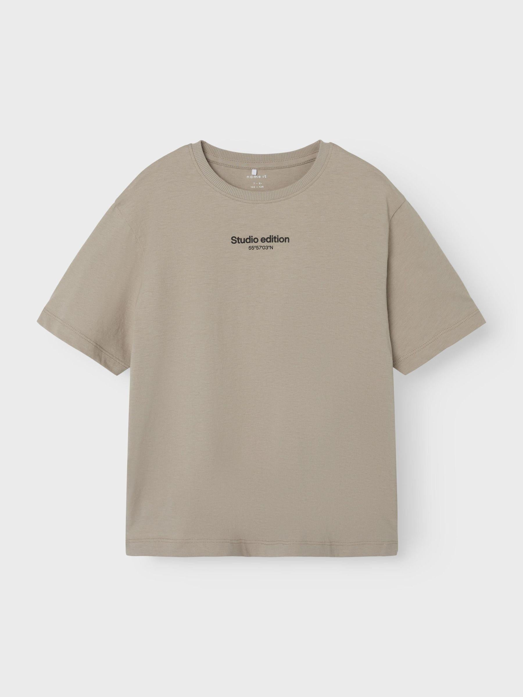 Name It t-shirt kids beige grafica studio edition