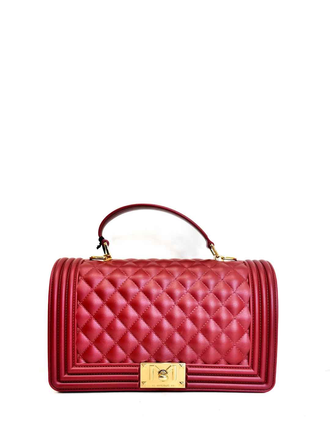 Marc Ellis Flat Square M borsa bordeaux