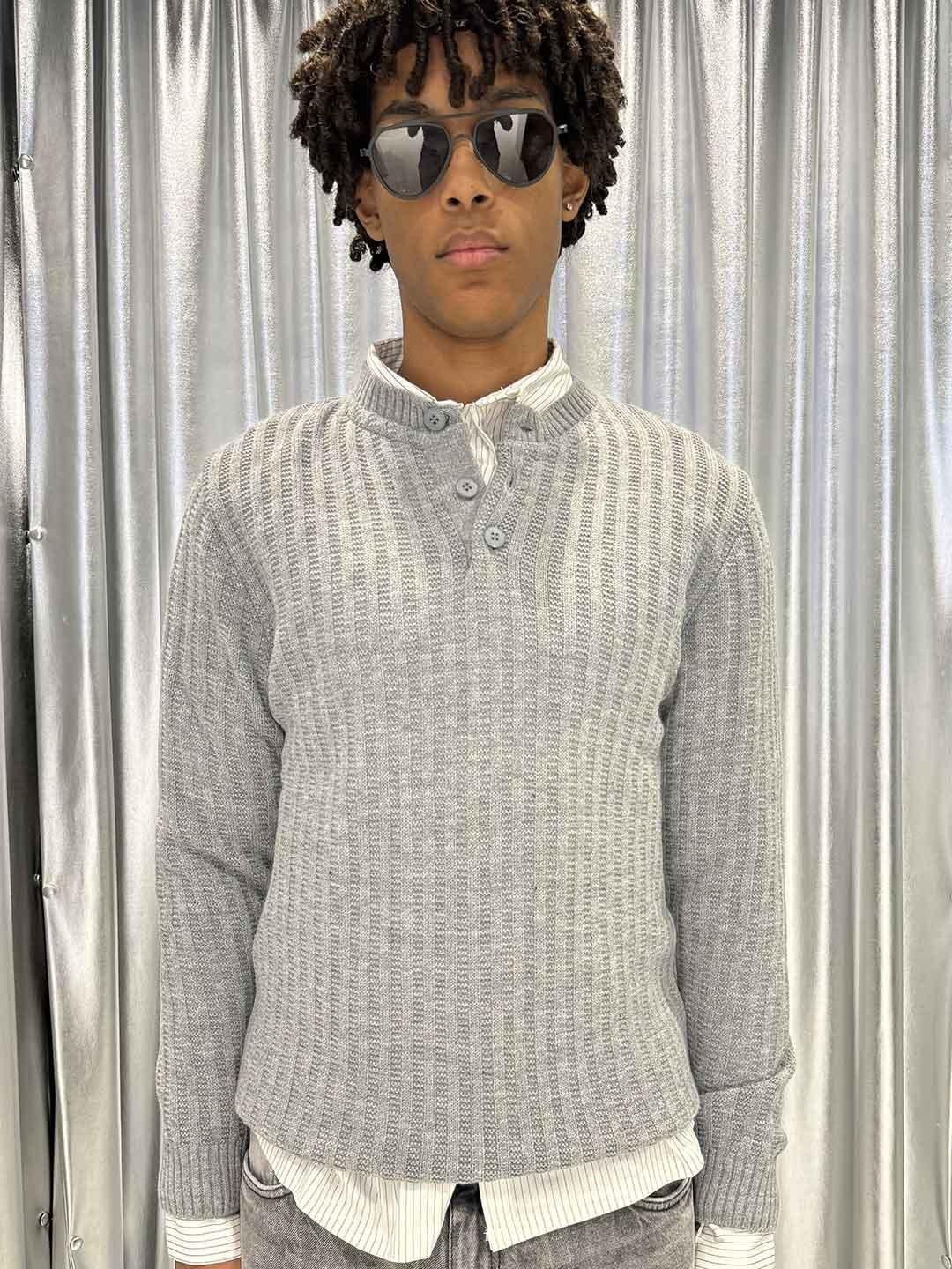 All or Nothing Vienna maglione grigio