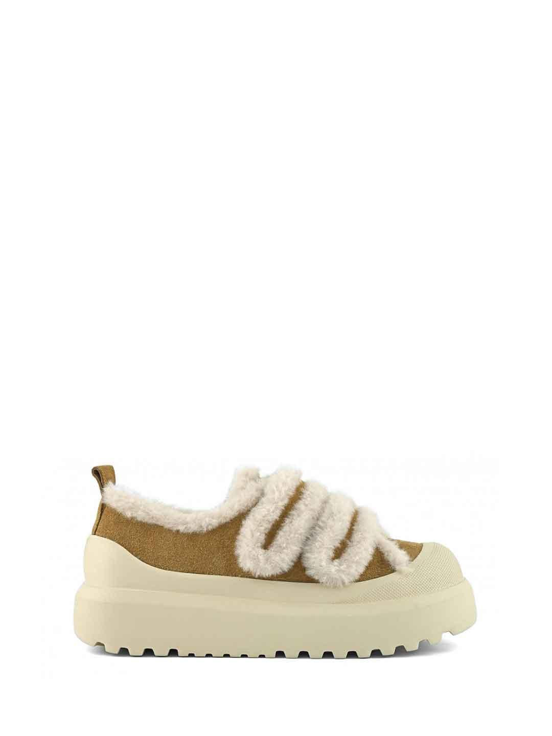 Colors Of California sneakers marrone con gomma alta