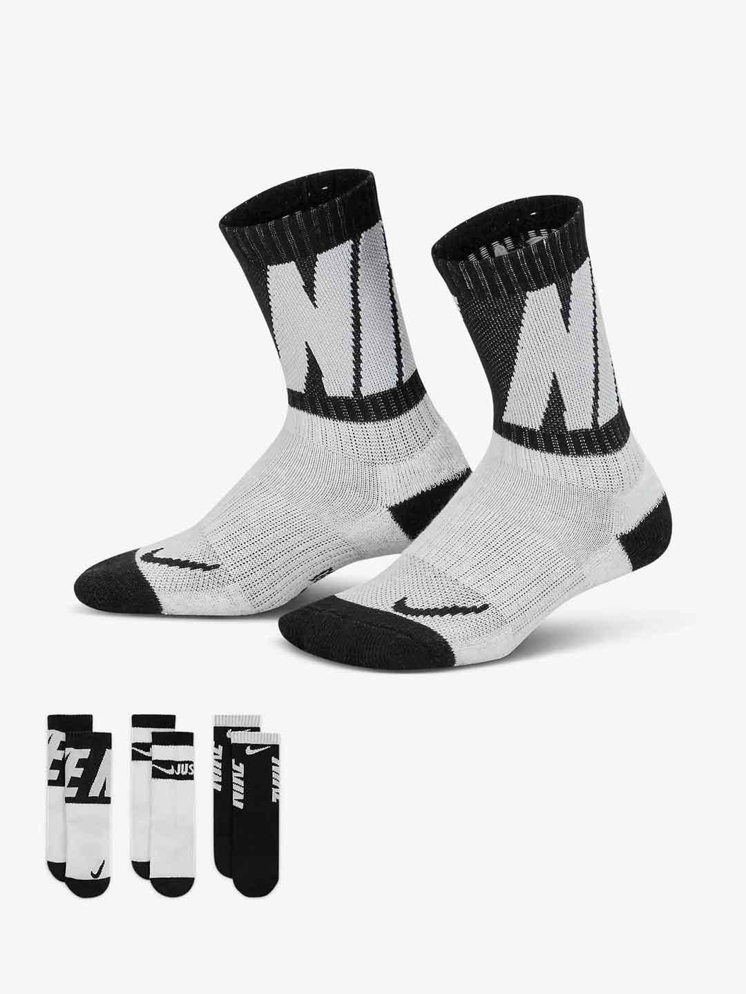 Nike calzini kids nero set da 3 paia