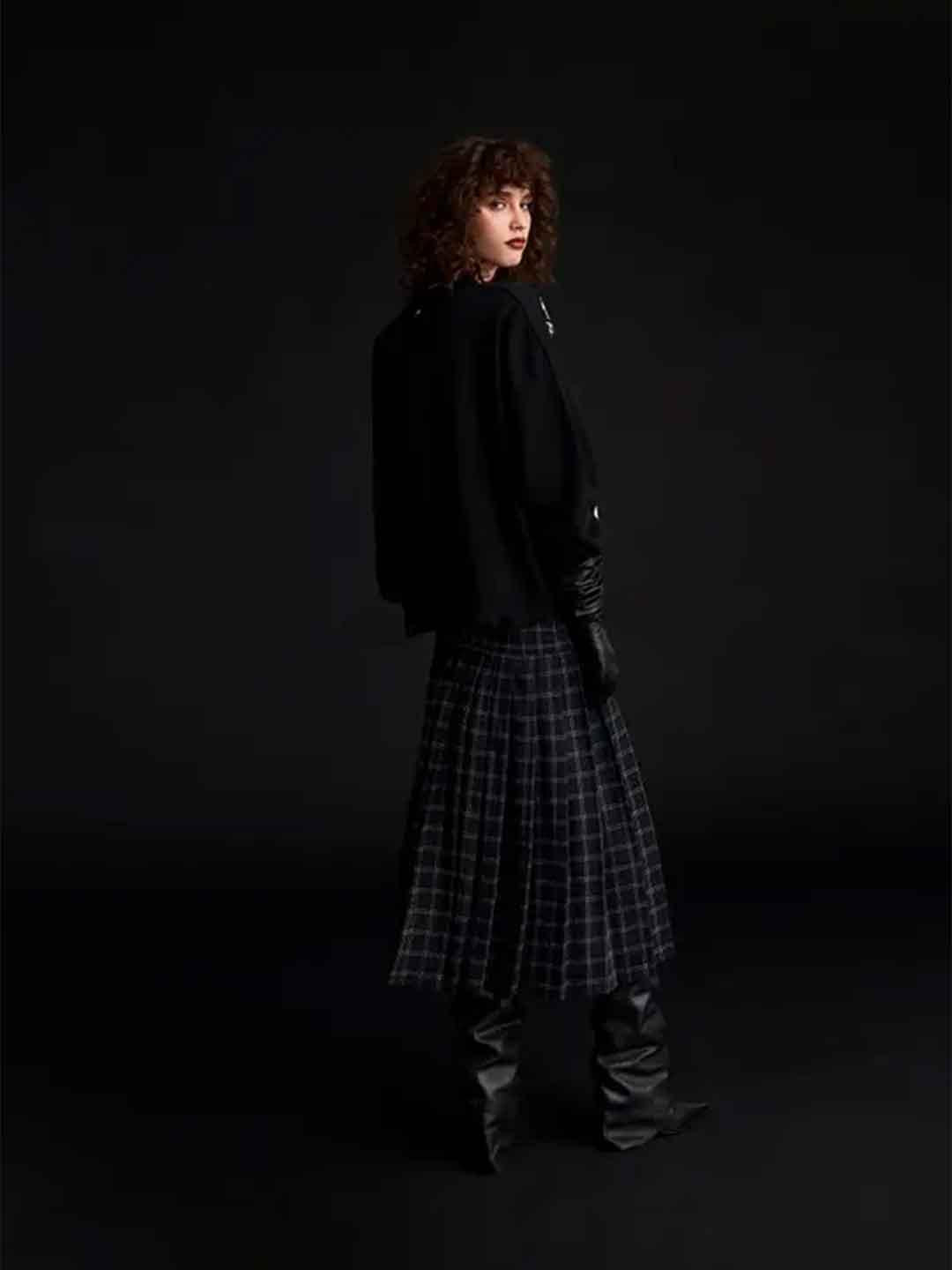 Aniye By maglione nero Iron Maiden