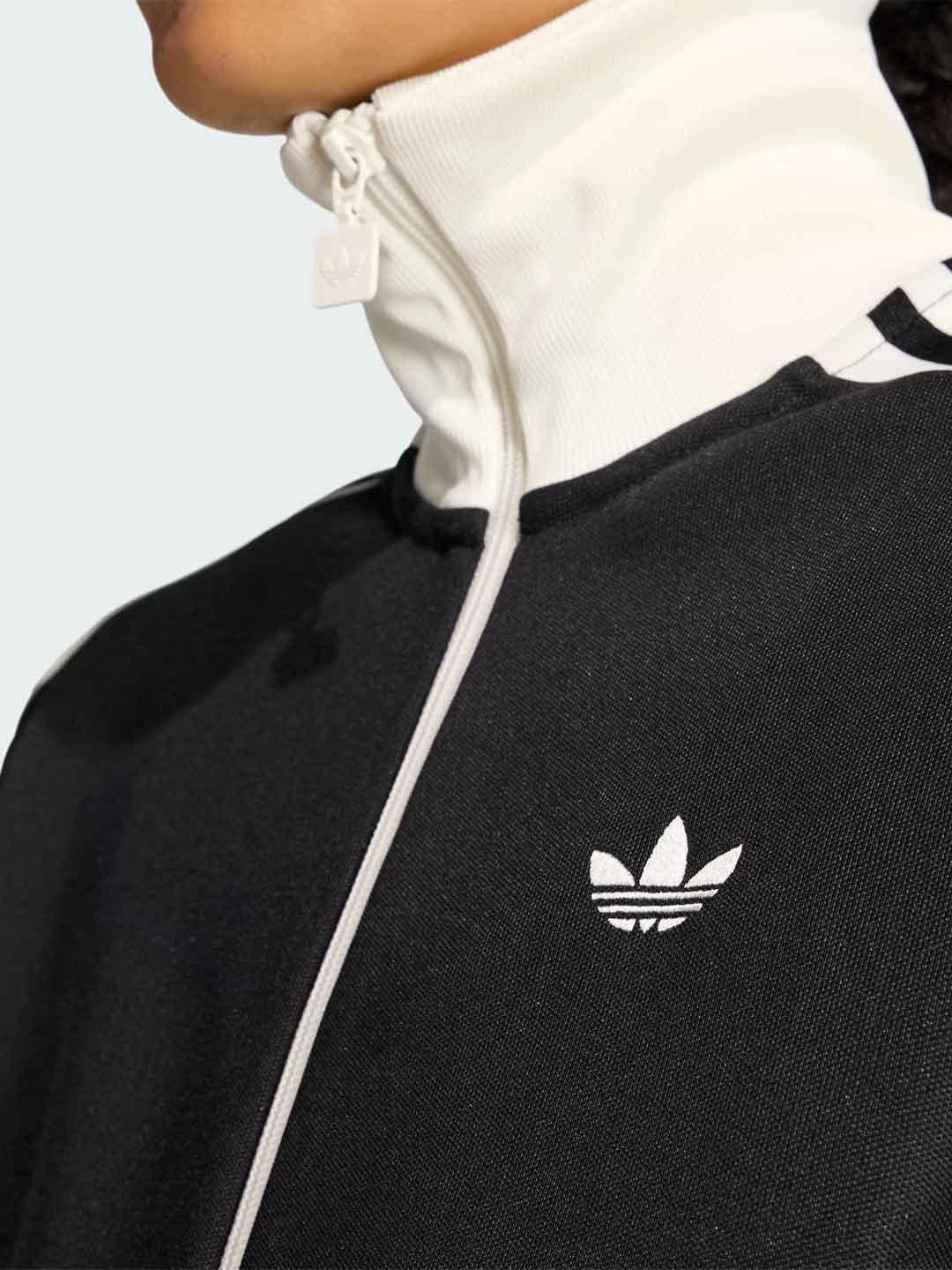 Adidas felpa nero con zip