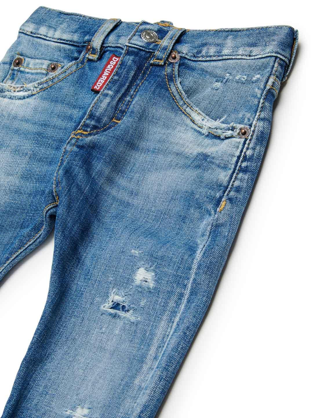 Dsquared 2 jeans kids effetto usurato