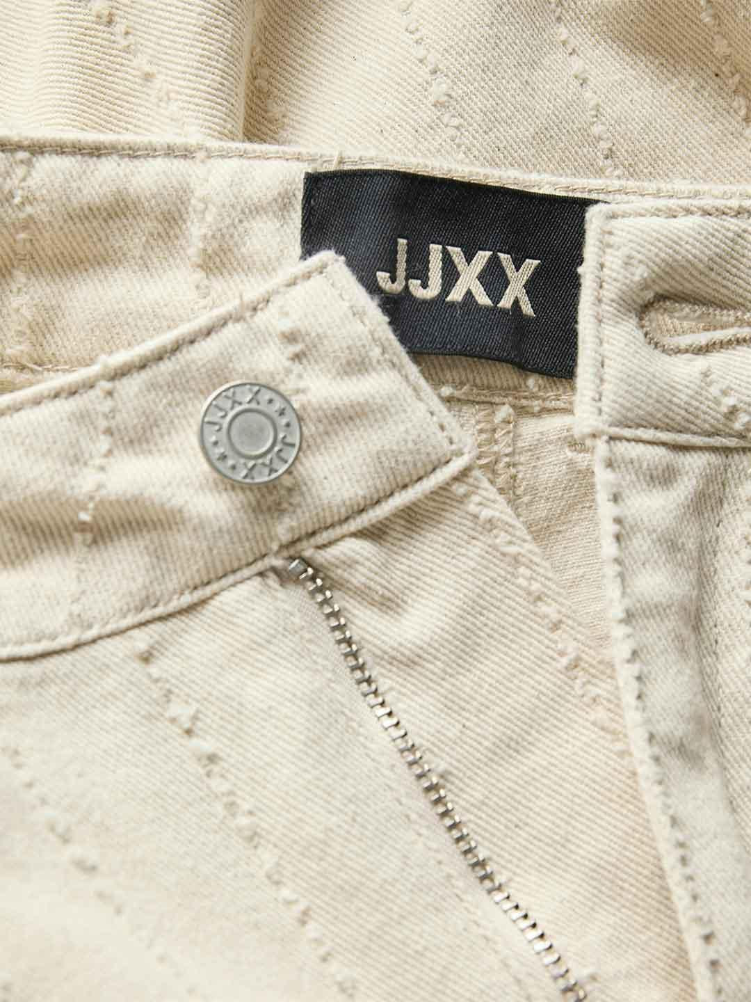 JJXX Zoe pantalone panna gamba larga