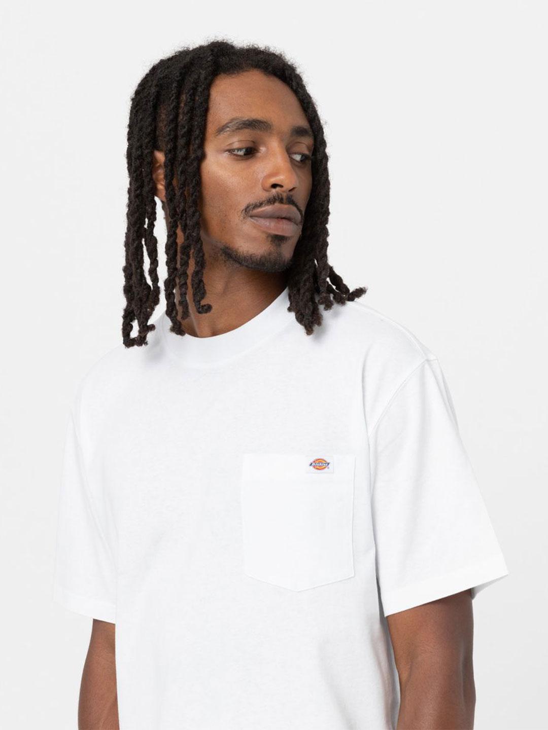 Dickies Luray t-shirt bianco con taschino
