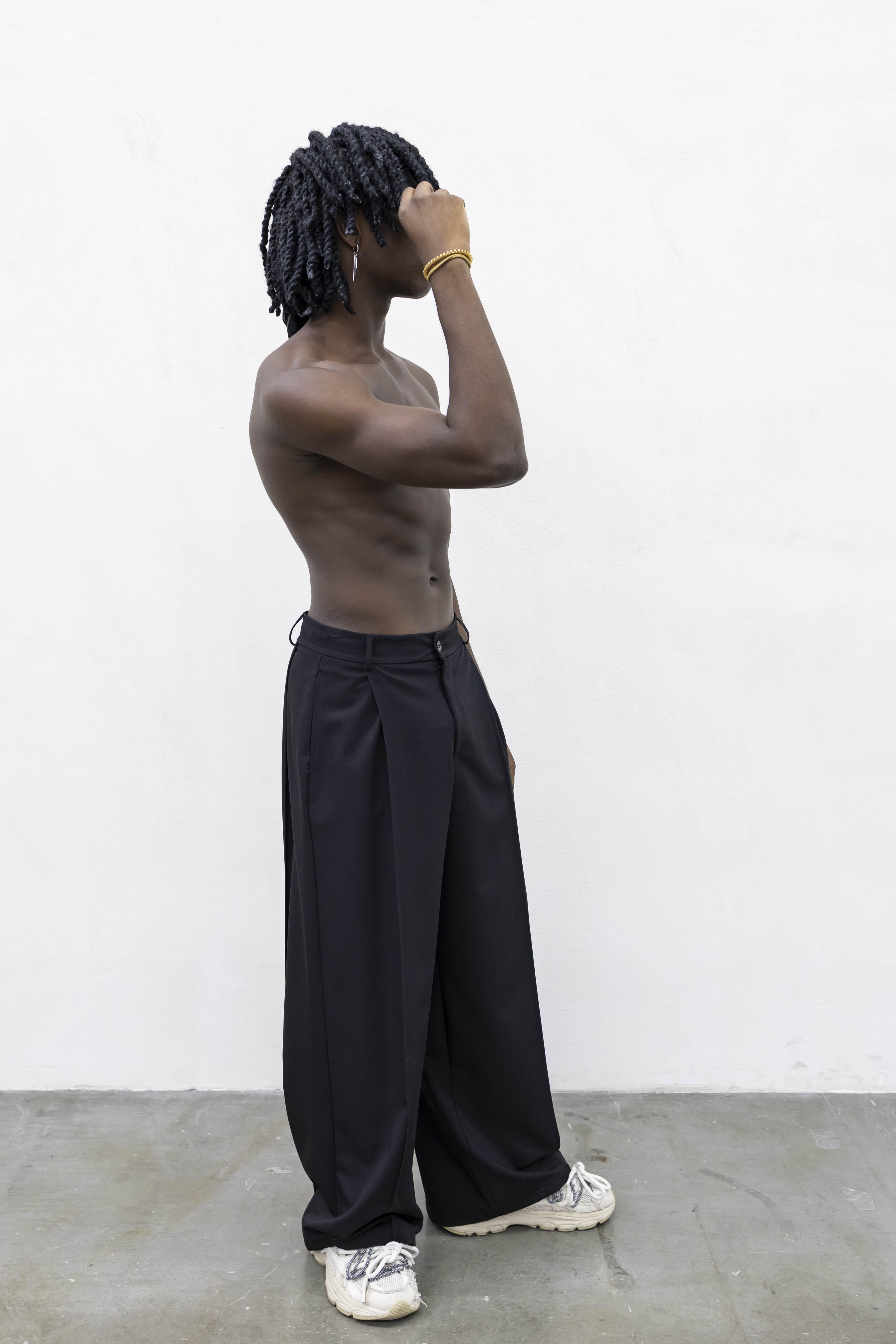 Present Day All Pinces pantaloni nero