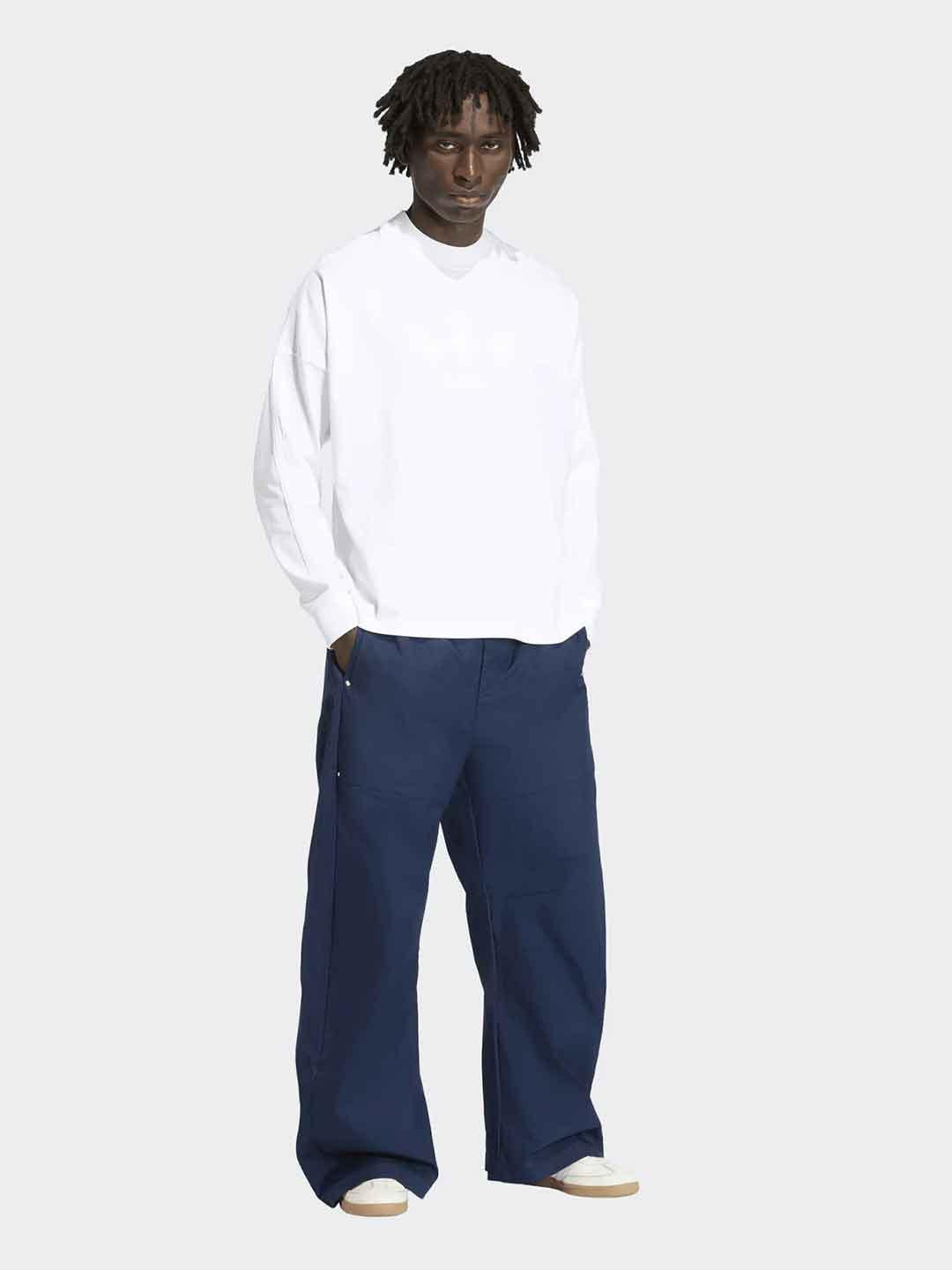 Adidas Essentials Wide pantalone blu