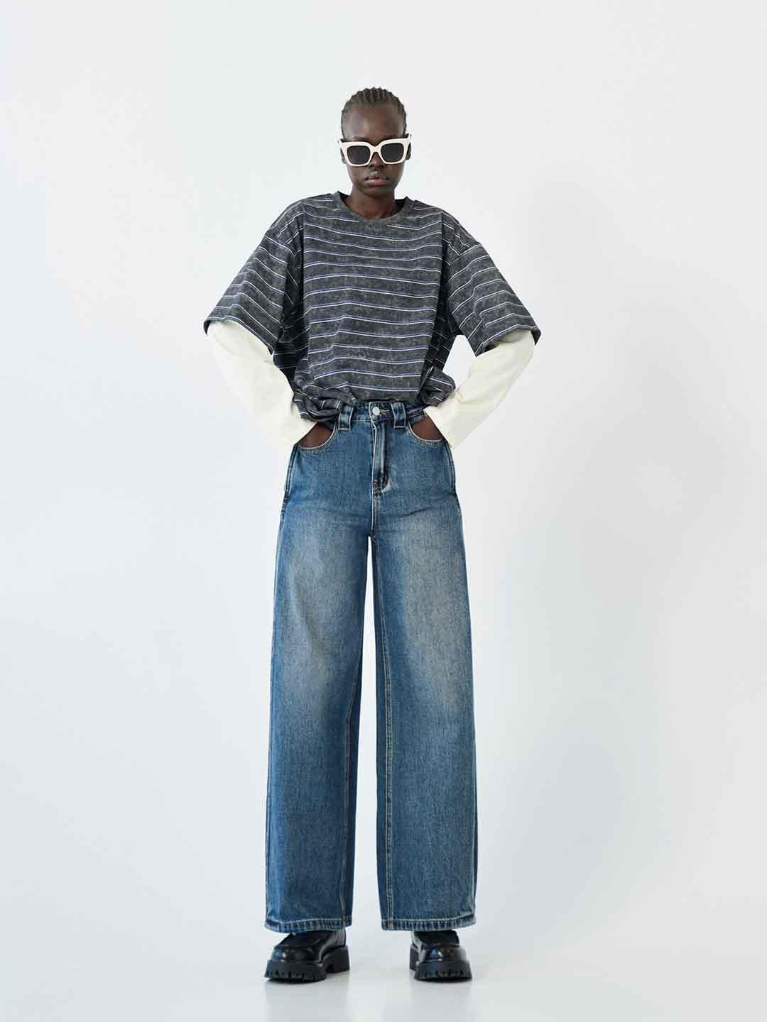 Eleh jeans a palazzo