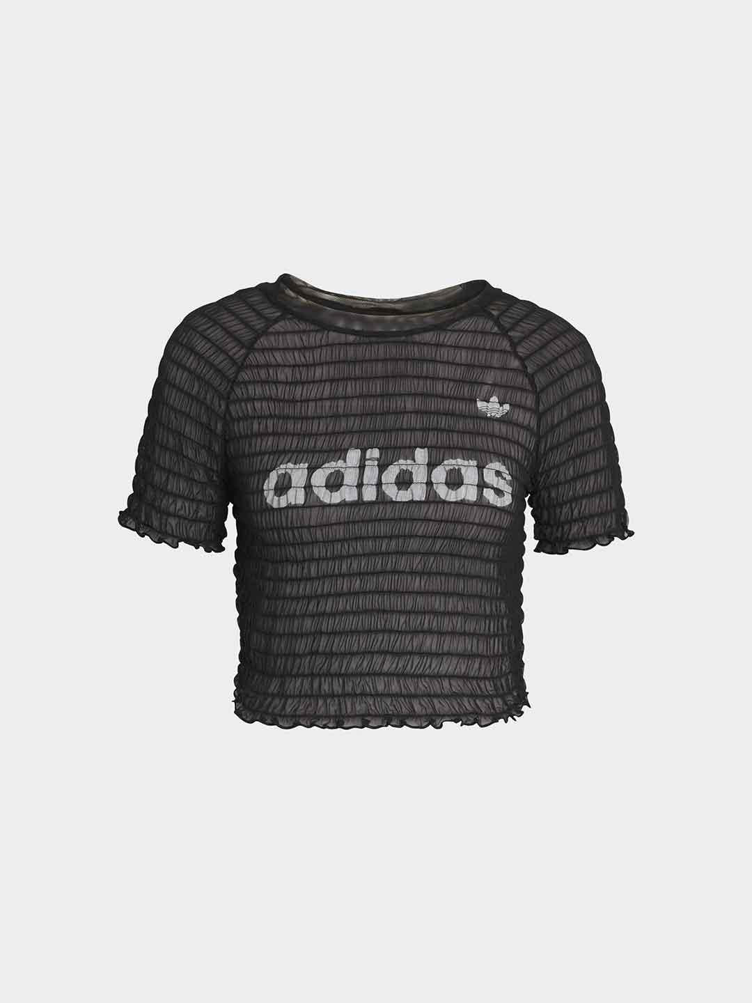Adidas t-shirt nero velata