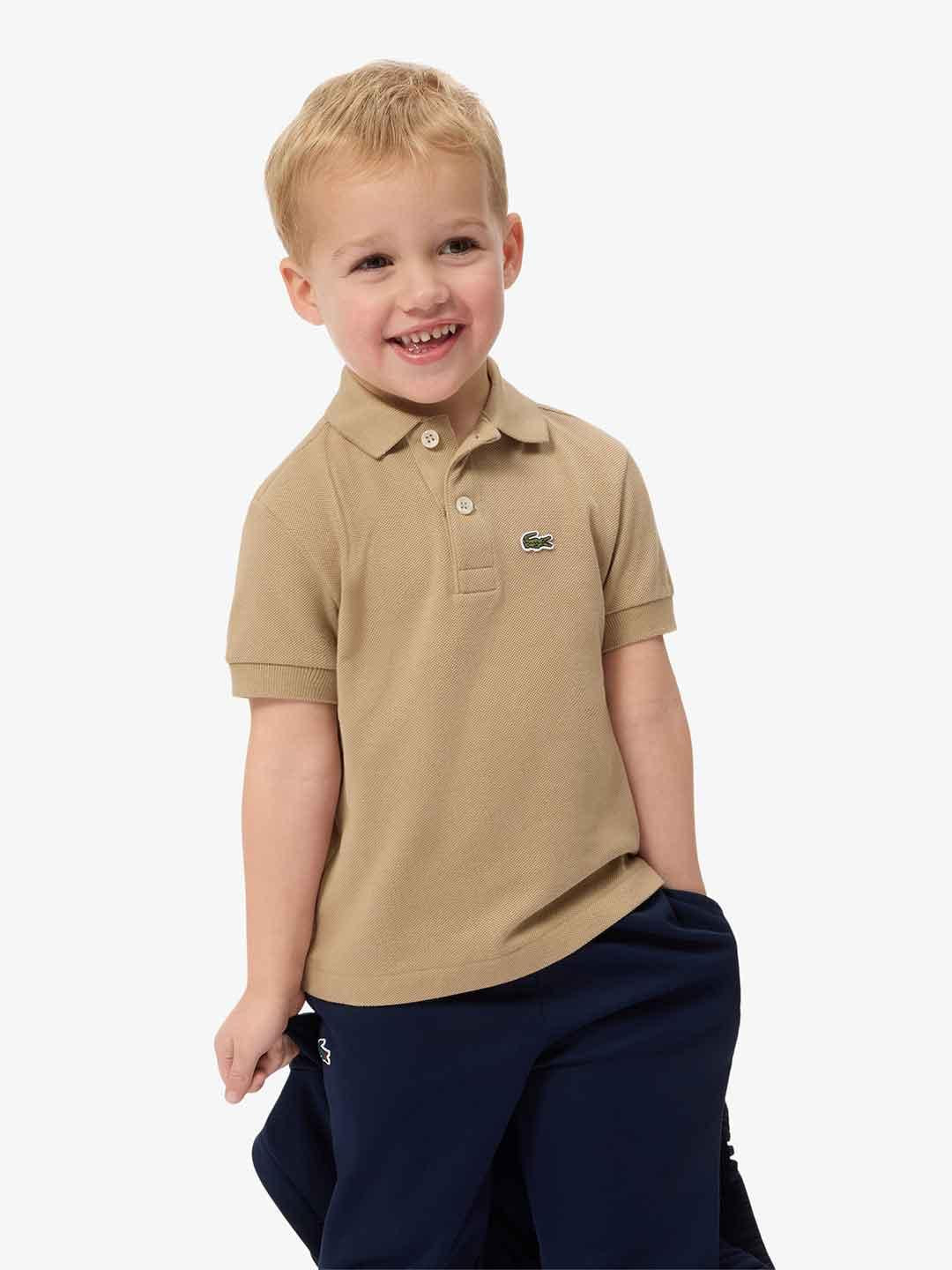 Lacoste t-shirt kids beige