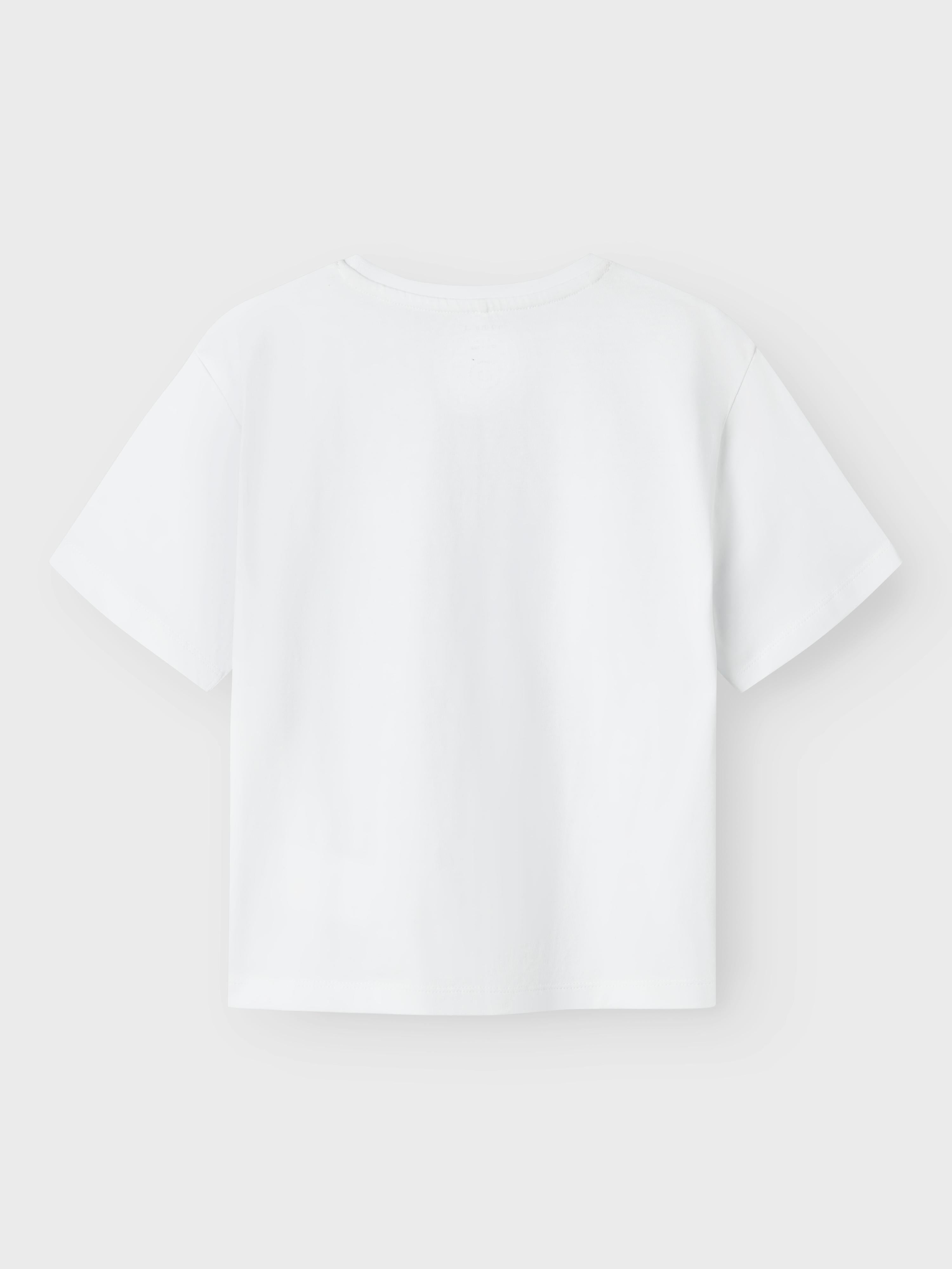 Name It t-shirt kids bianco con stampa celeste