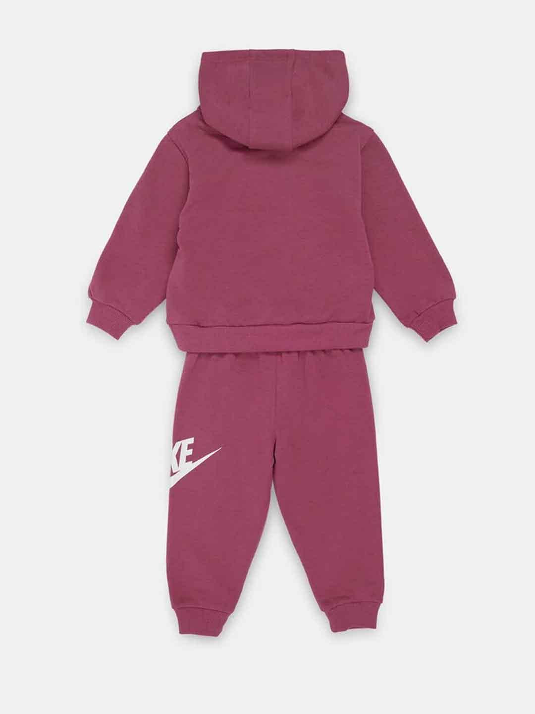 Nike coordinato kids rosa con cappuccio