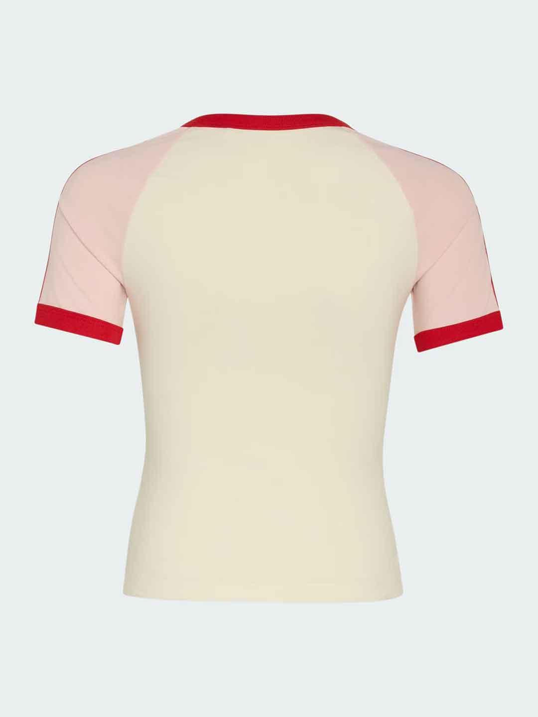 Adidas t-shirt kids panna con cuore