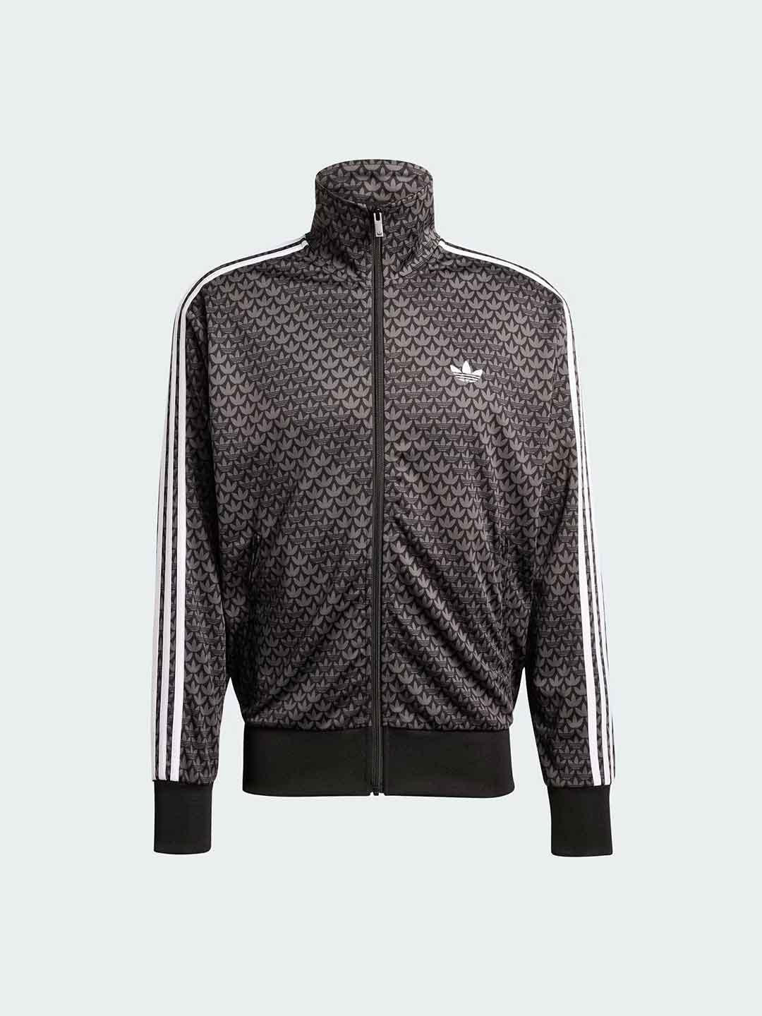 Adidas felpa nero multilogo