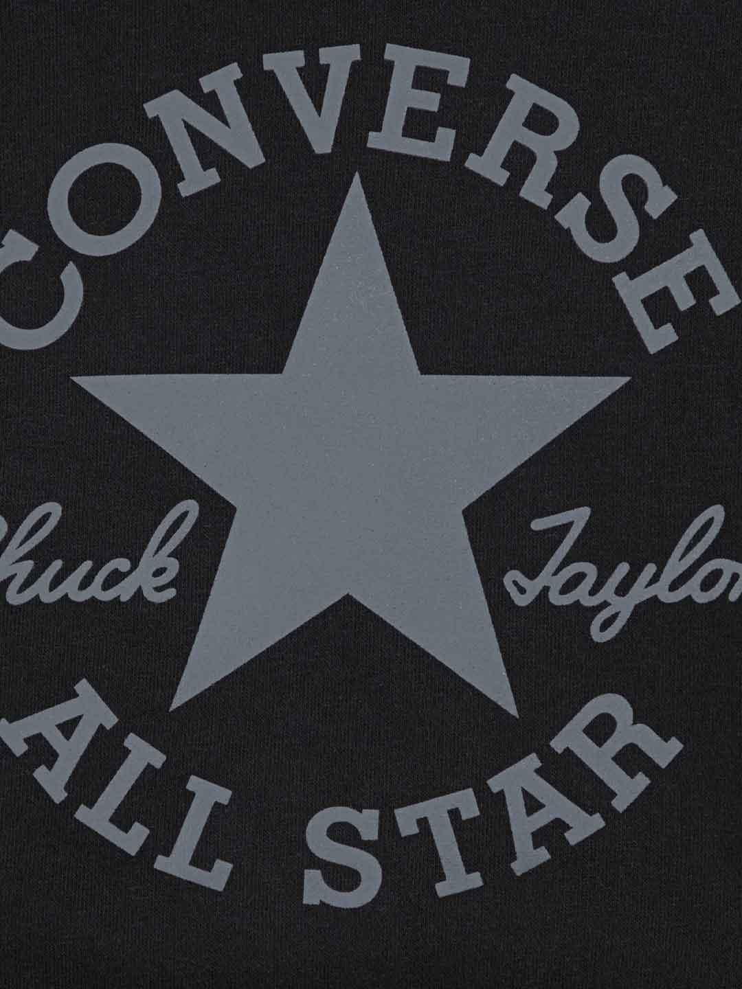 Converse coordinati kids nero a tuta