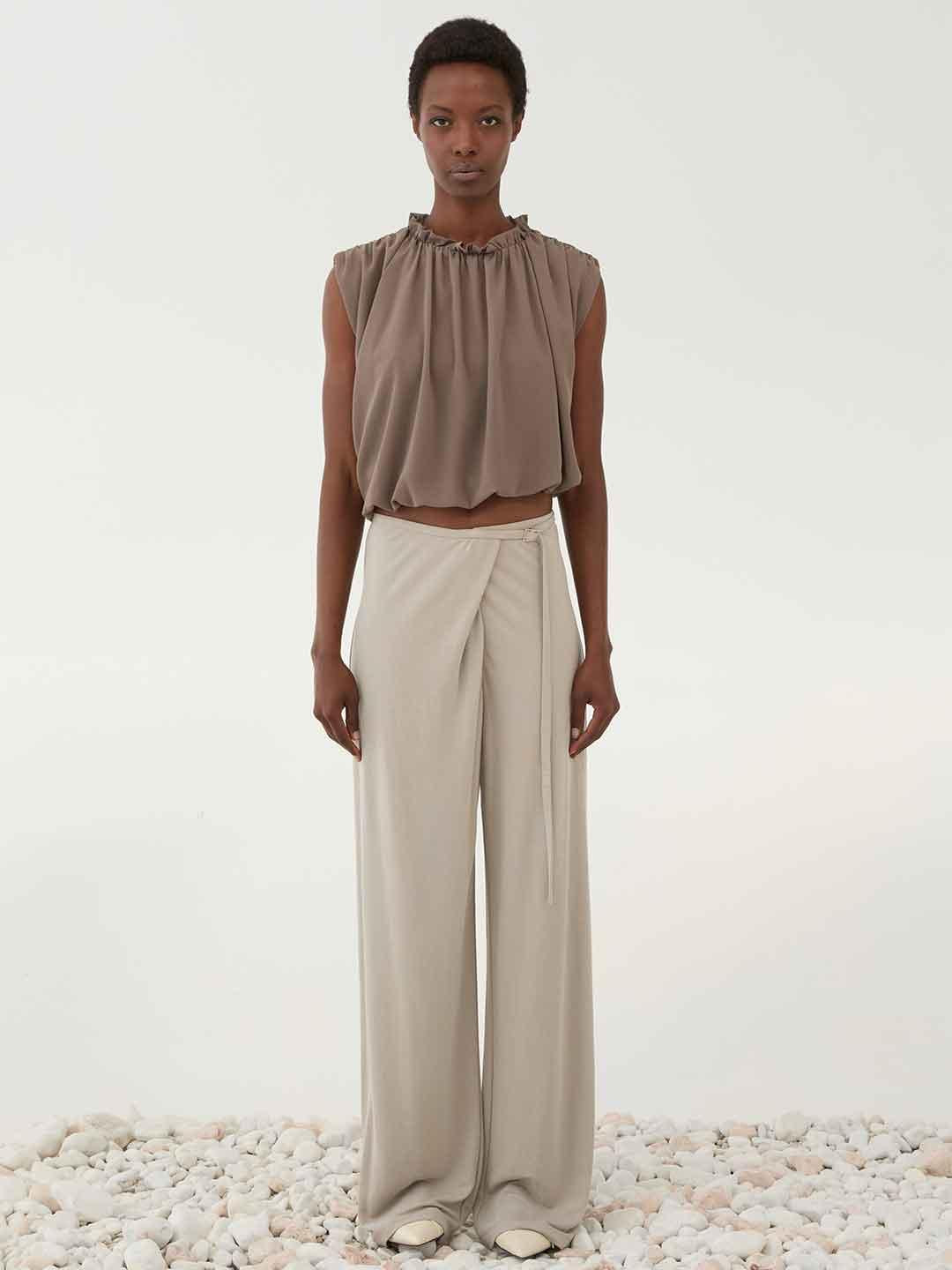 Eleh pantaloni beige