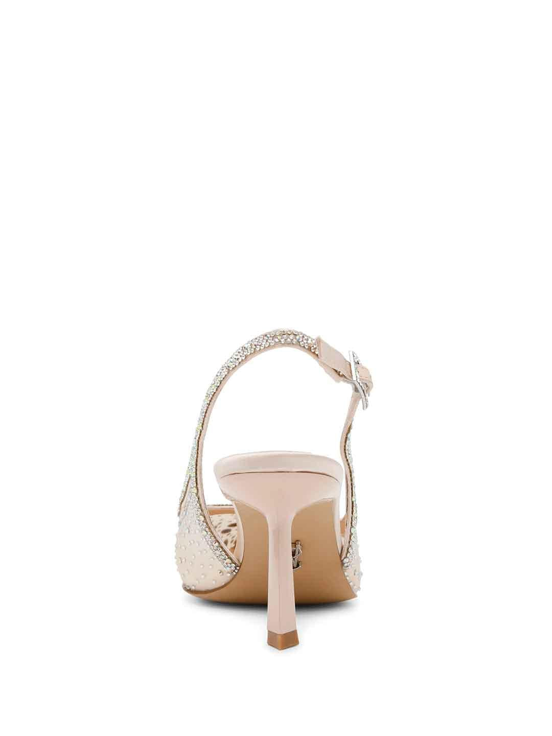 Steve Madden Vero decolletè beige con strass