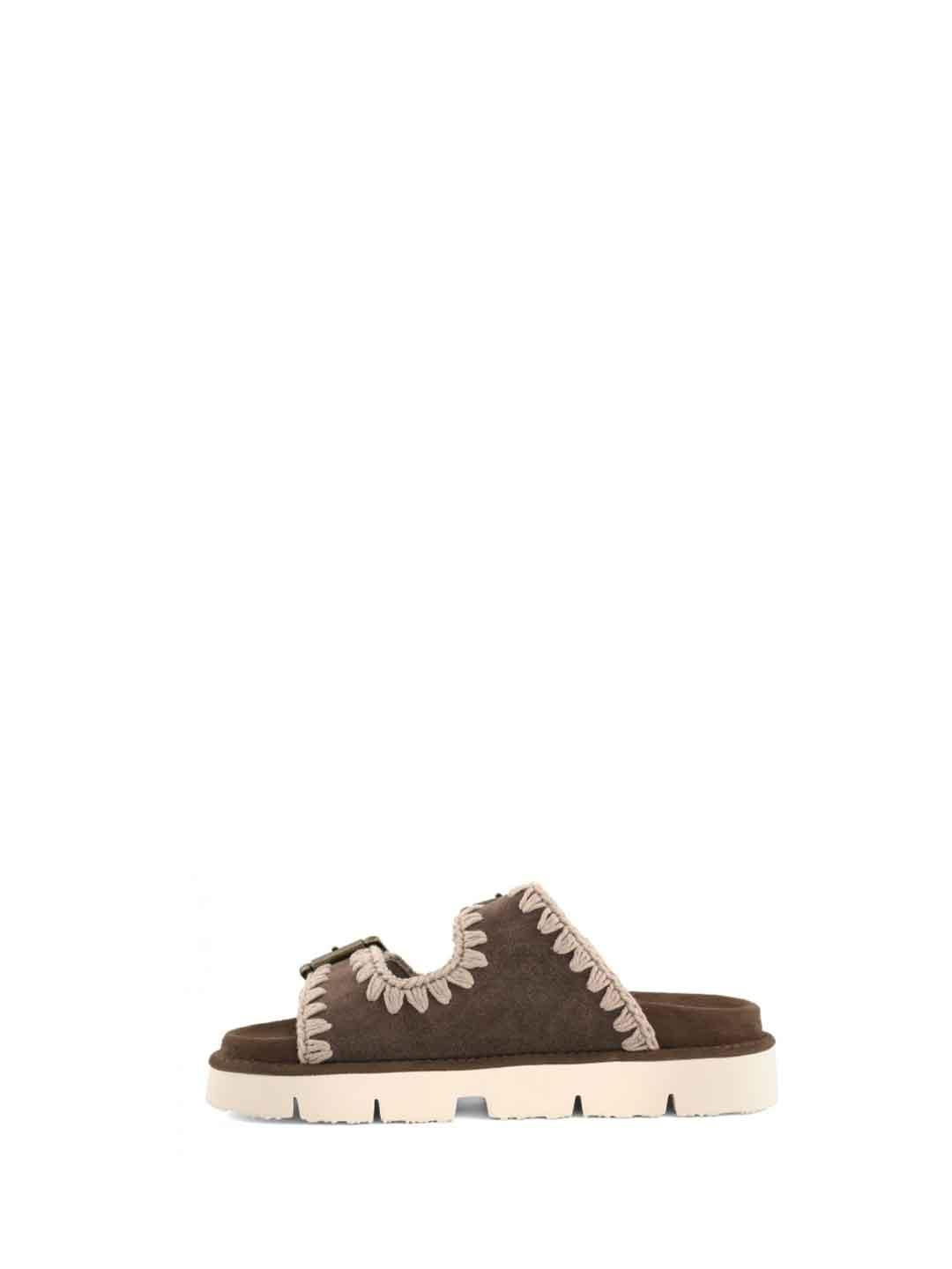 Mou Bio Sandal Two Buckles sandali marrone
