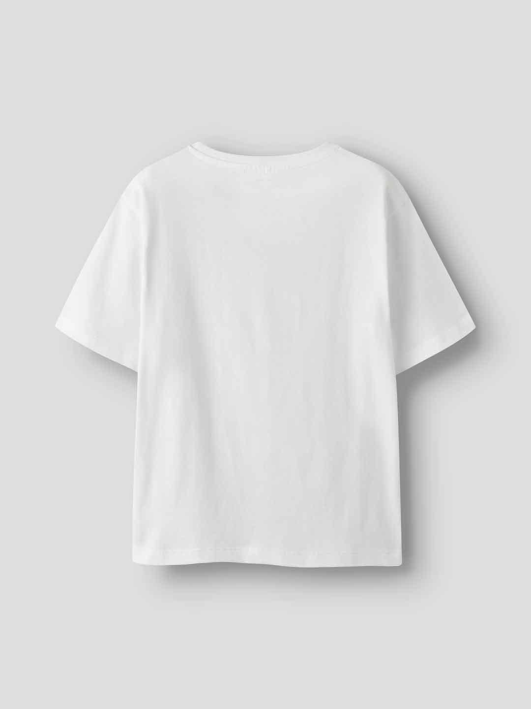 Name It t-shirt kids beige stampa world
