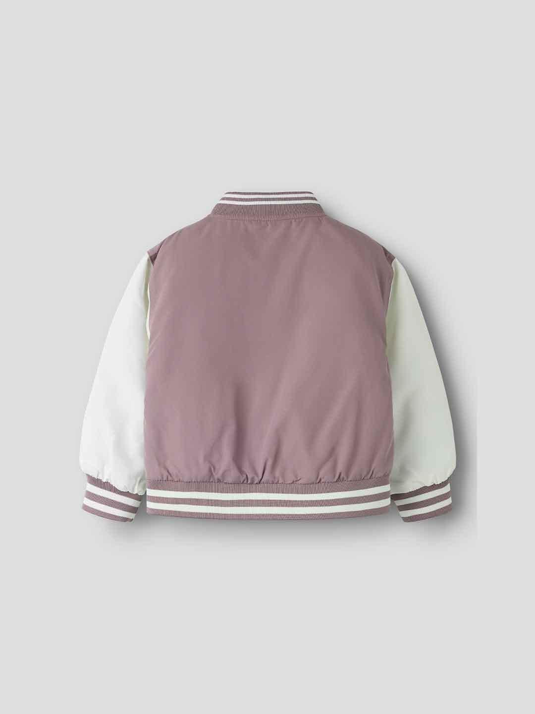 Name It giubbino kids rosa con patch C