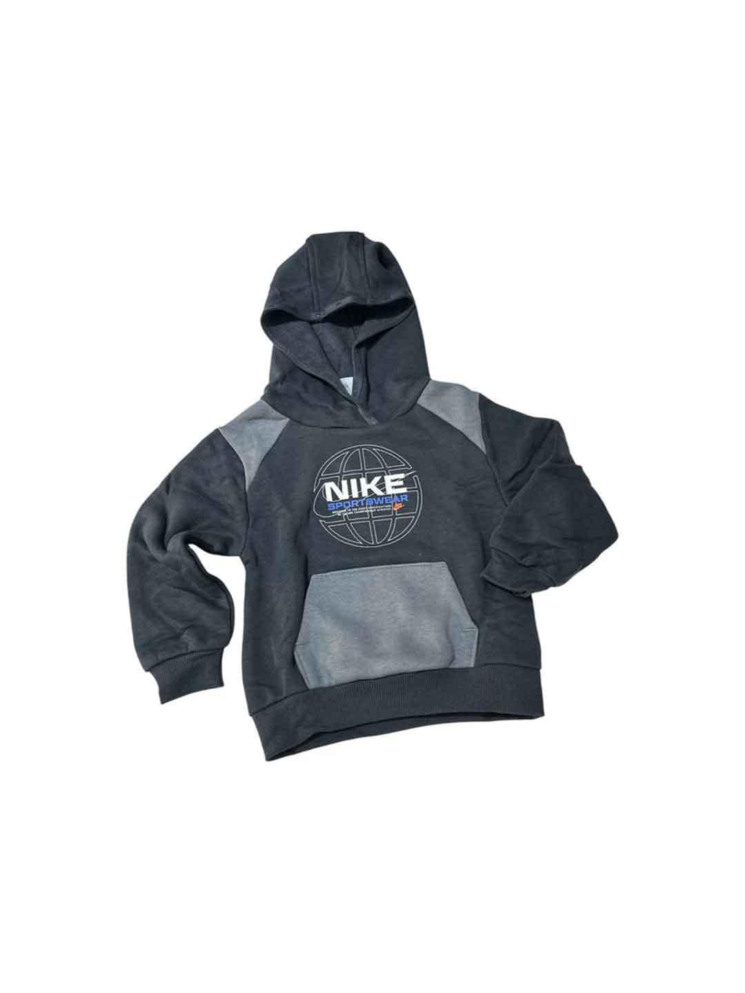 Nike coordinato kids grigio con cappuccio