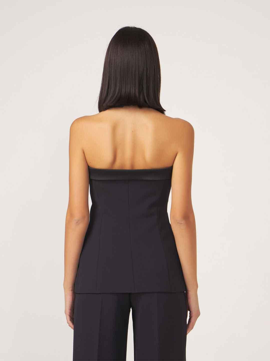 Silence Halter gilet nero