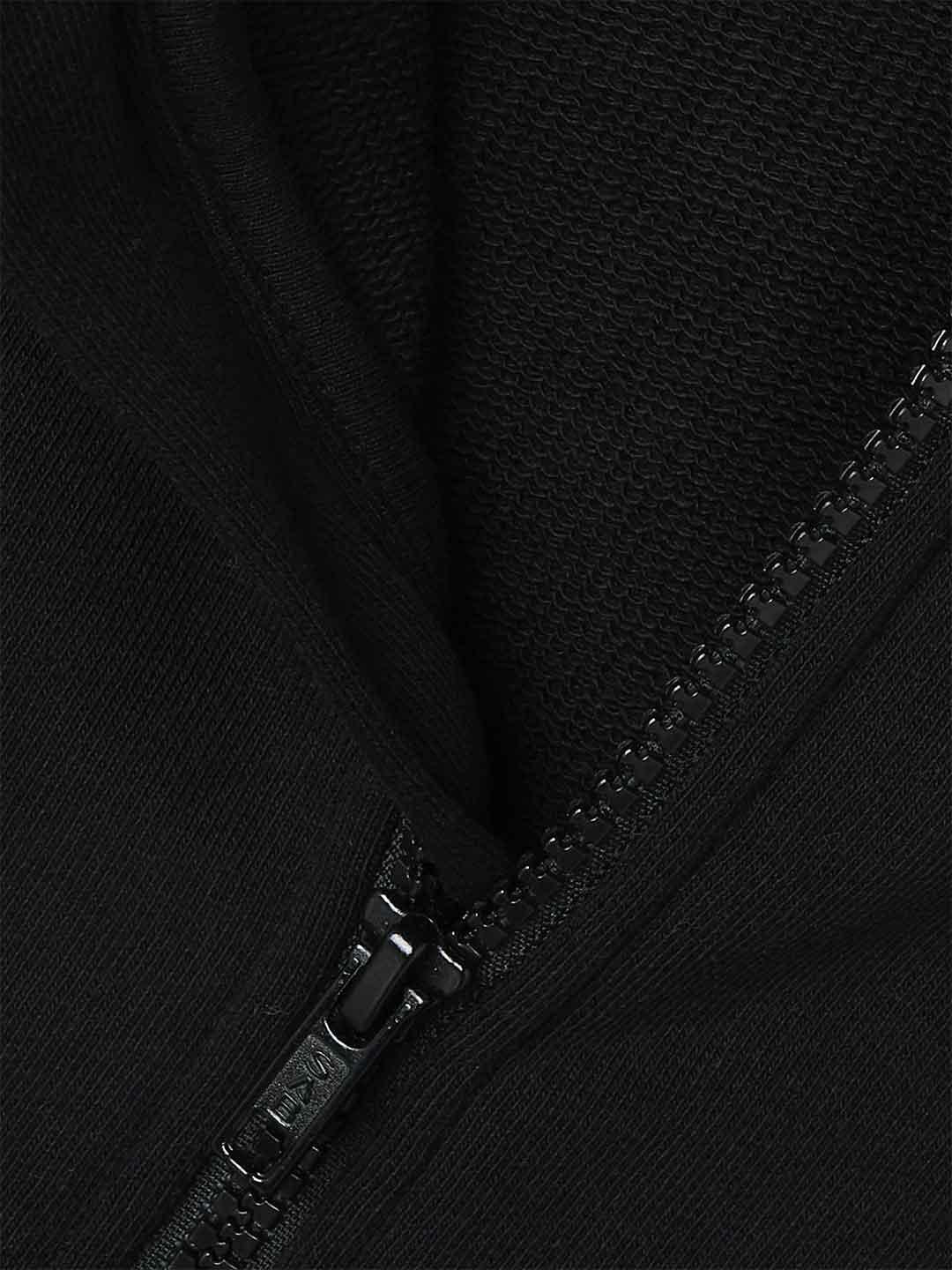 Name It felpa kids nero con zip e cappuccio