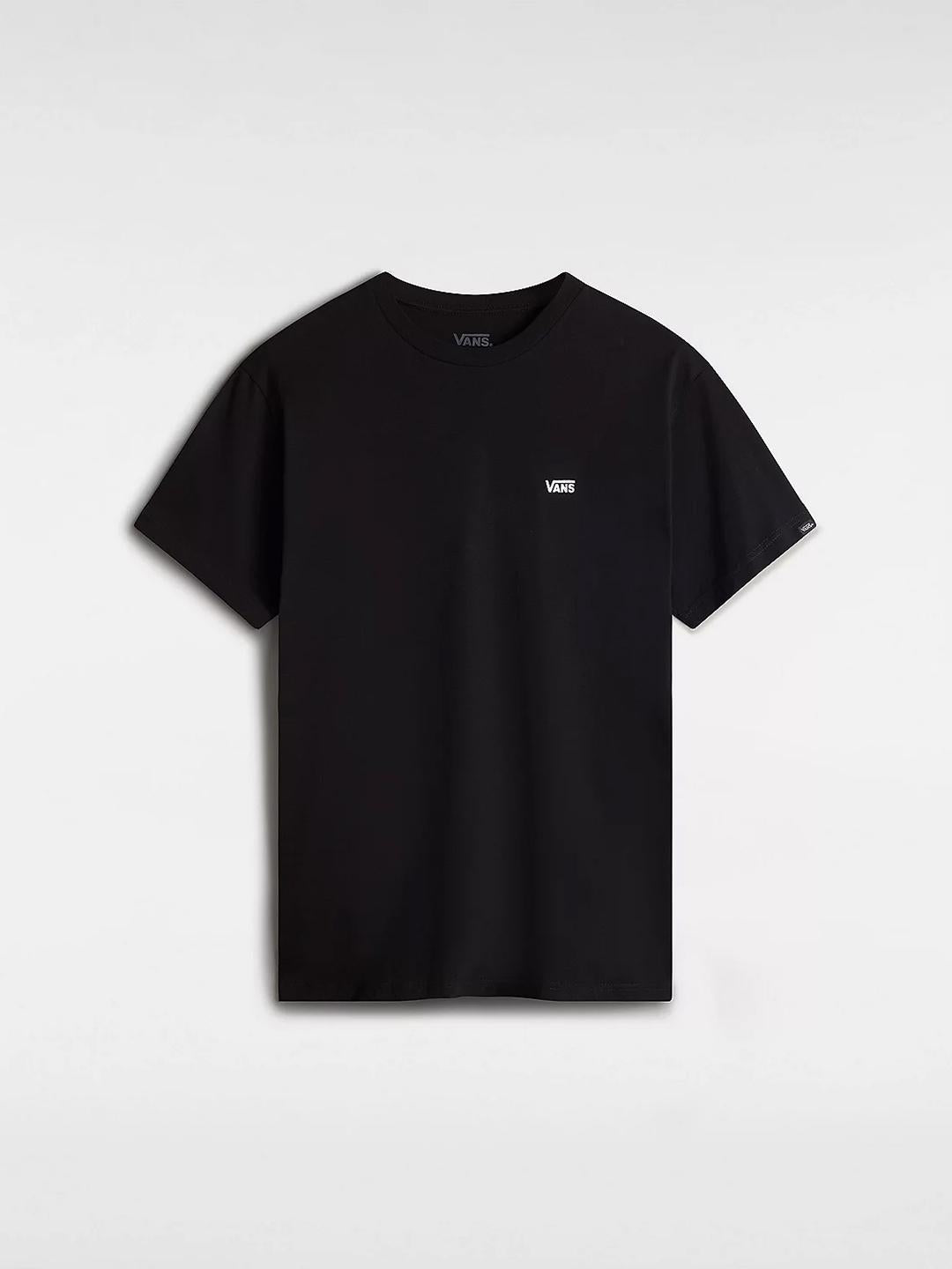 Vans Left Chest t-shirt nero con logo bianco