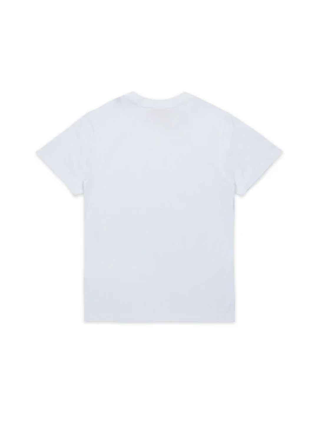 Diesel Tx Diego t-shirt kids bianco con patch
